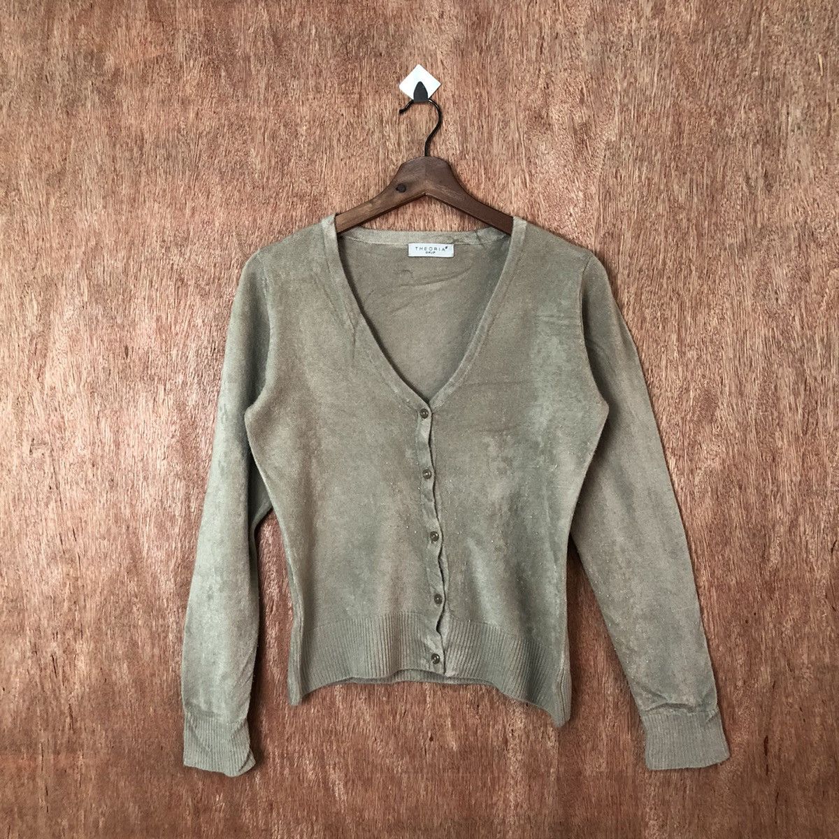 Vintage The Oria Brown Cardigan faded vintage japan #6402 Size M / US 6-8 / IT 42-44 - 1 Thumbnail
