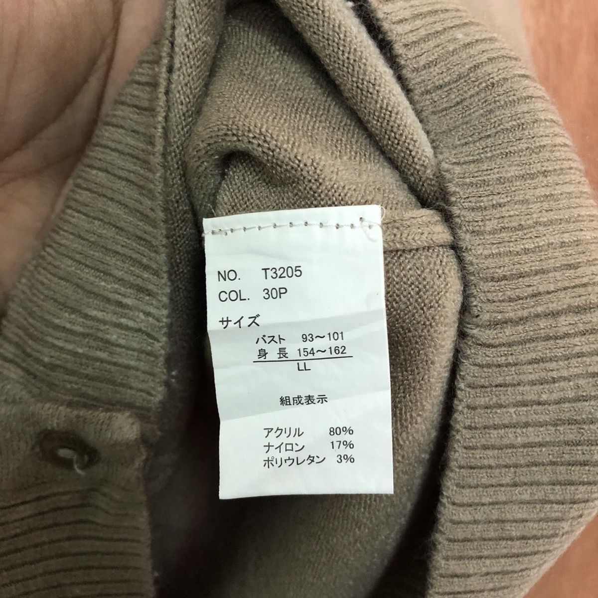 Vintage The Oria Brown Cardigan faded vintage japan #6402 Size M / US 6-8 / IT 42-44 - 5 Thumbnail