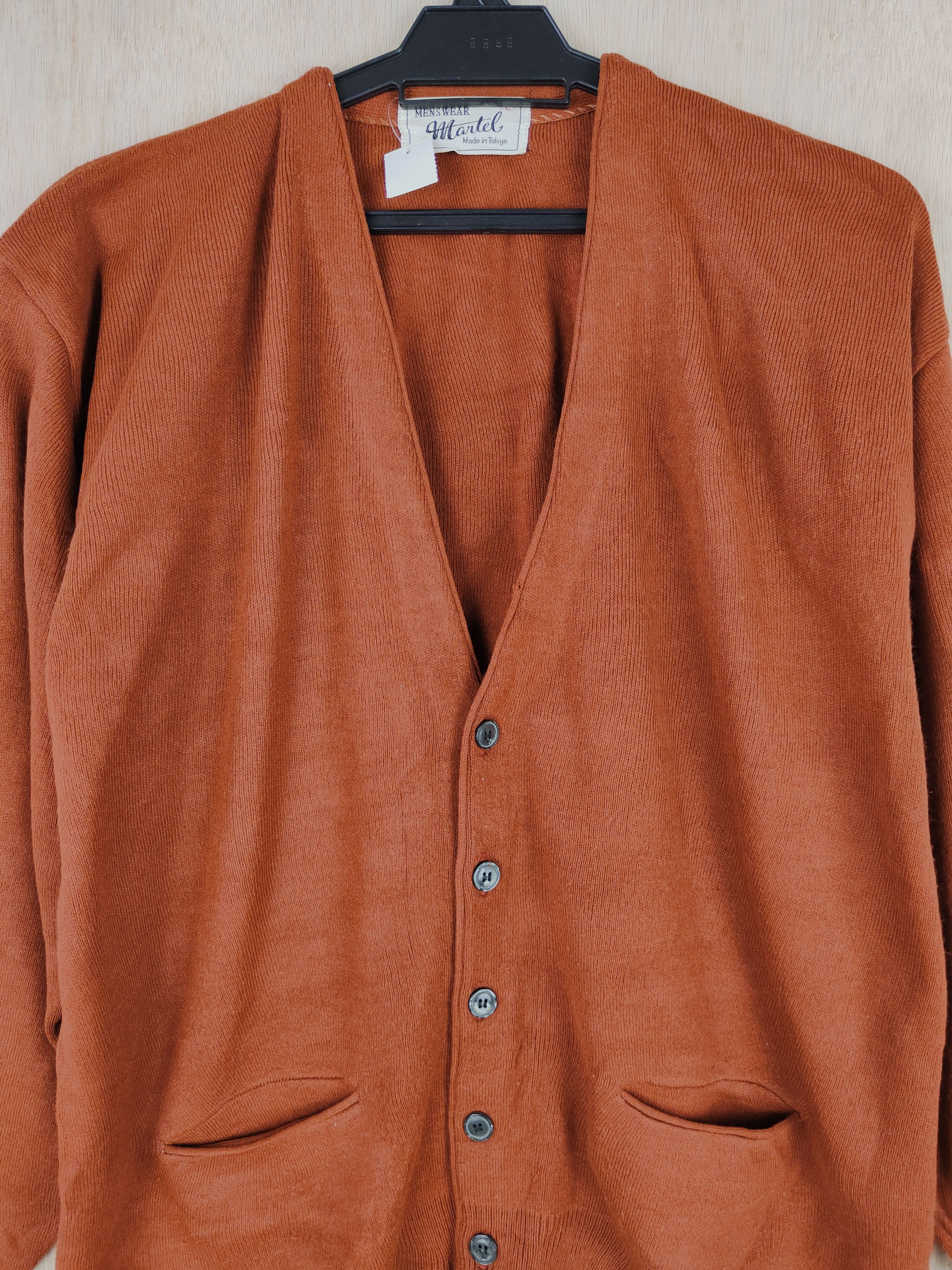Japanese Brand Mantel made in Tokyo japan Maroon cardiga Sweater #4263 Size US L / EU 52-54 / 3 - 2 Thumbnail
