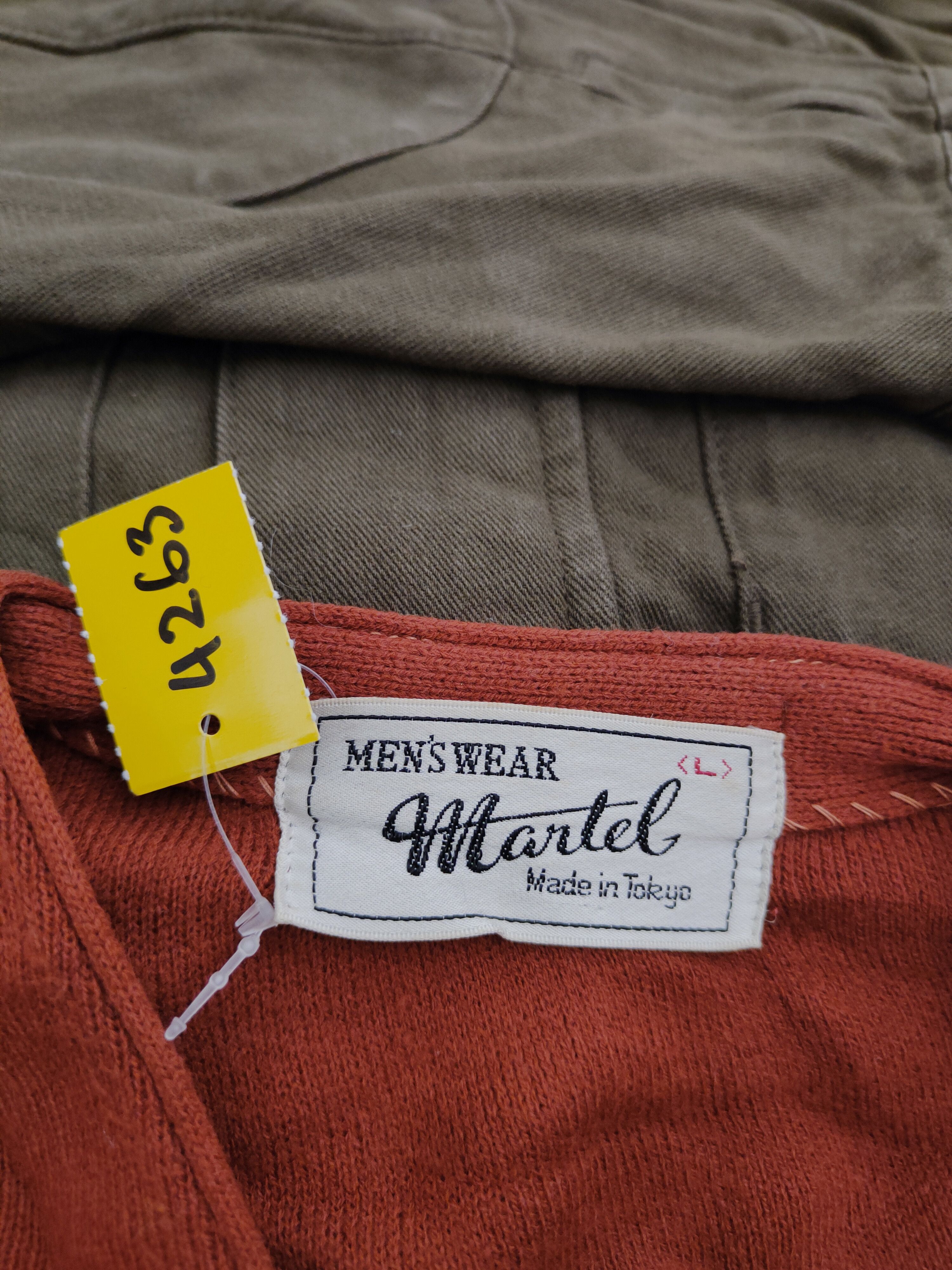 Japanese Brand Mantel made in Tokyo japan Maroon cardiga Sweater #4263 Size US L / EU 52-54 / 3 - 11 Thumbnail