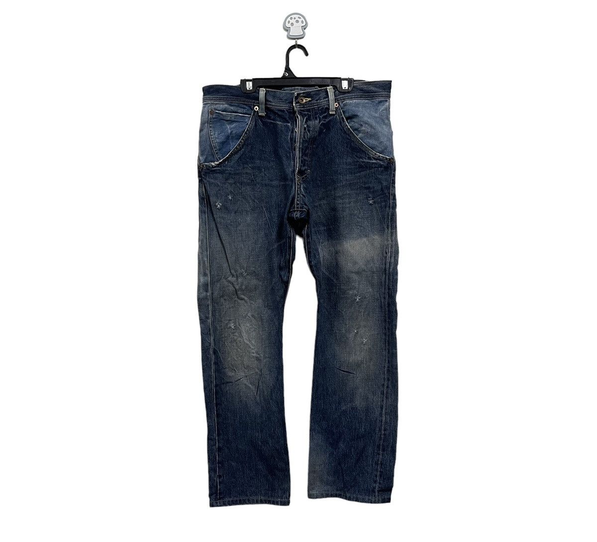 Japanese Brand Concave attempt CNCV 03 jeans denim Size US 33 - 2 Thumbnail