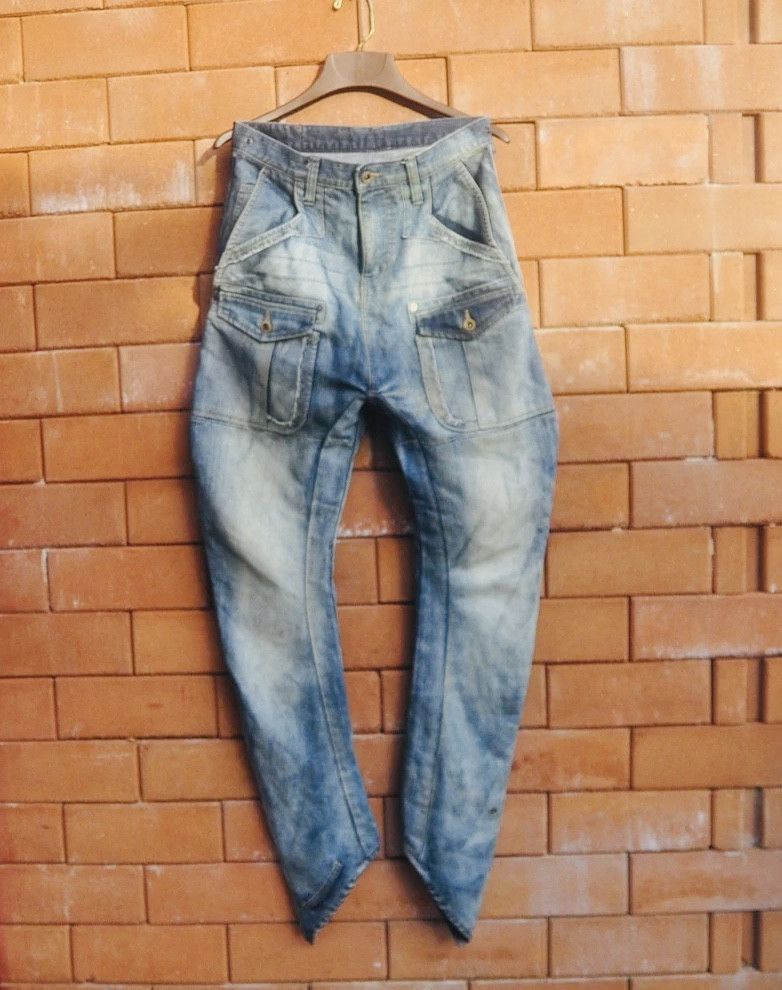 Japanese Brand × PPFM × Vintage PPFM Destruct Product Jeans Japanese Fashion Style Size US 31 - 1 Thumbnail