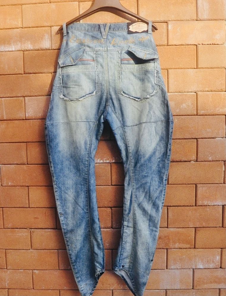 Japanese Brand × PPFM × Vintage PPFM Destruct Product Jeans Japanese Fashion Style Size US 31 - 2 Thumbnail