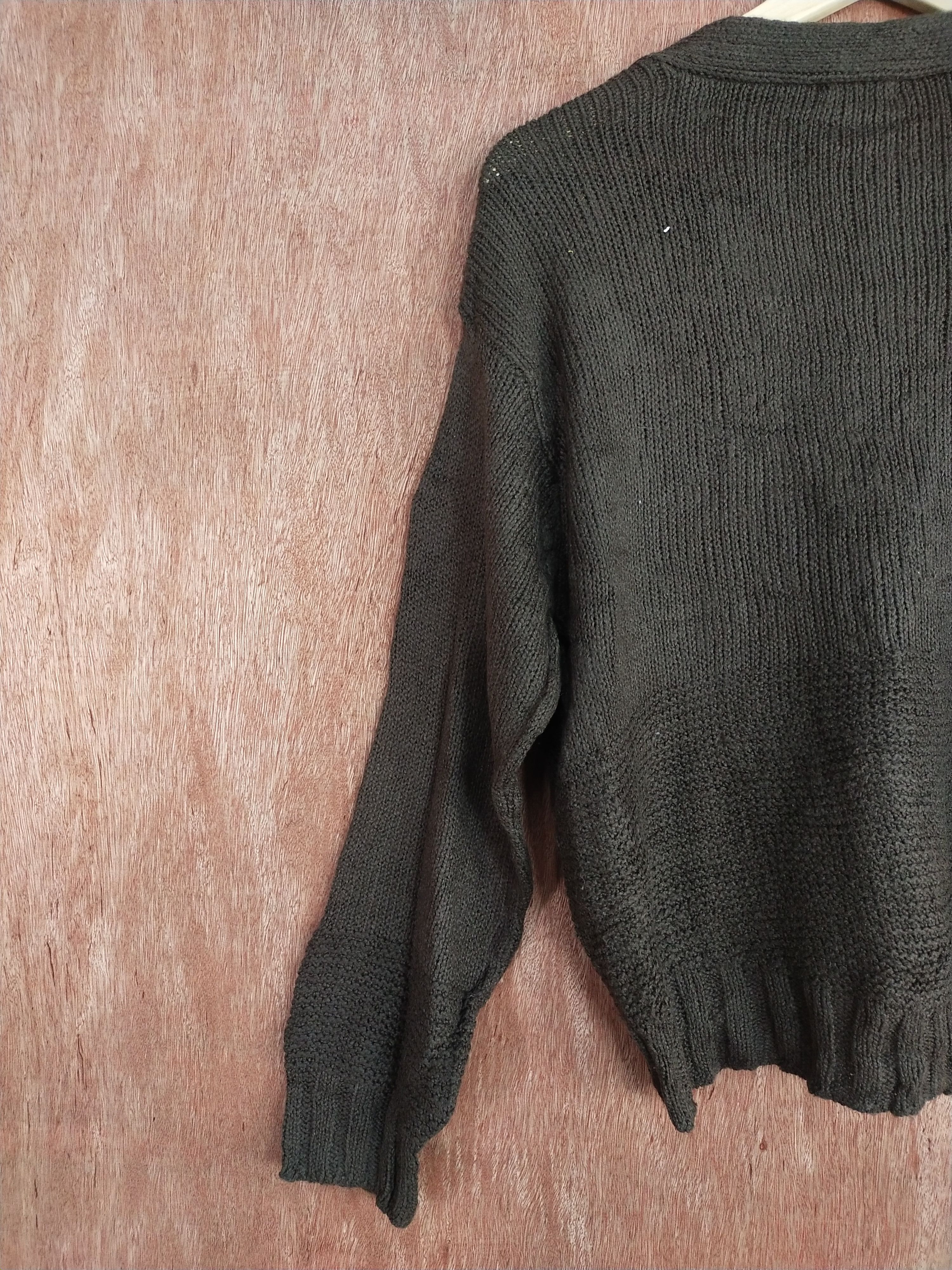 Homespun Knitwear × Japanese Brand GU dark brown knitwear cardigan japan #S159 Size US M / EU 48-50 / 2 - 9 Thumbnail