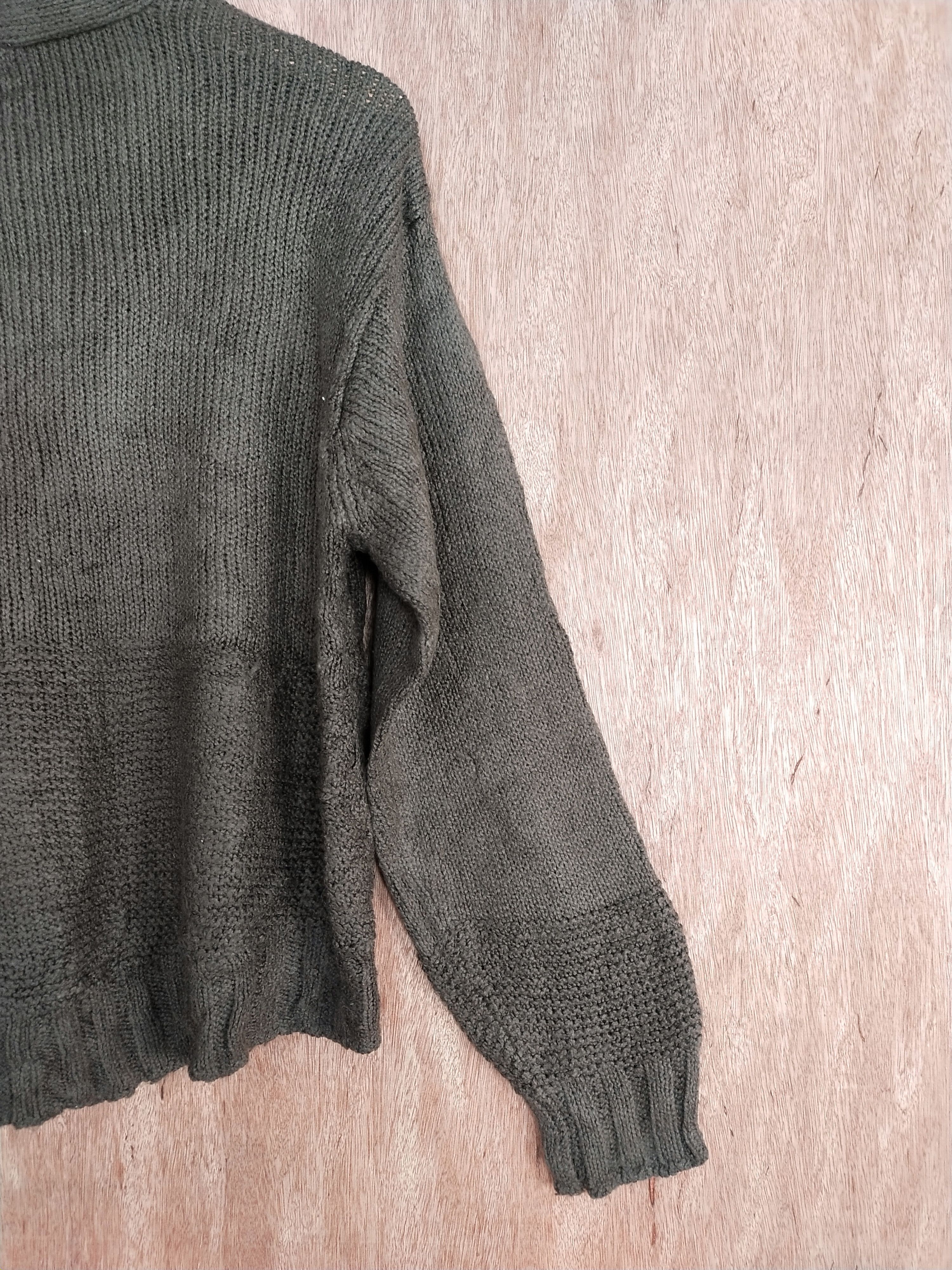 Homespun Knitwear × Japanese Brand GU dark brown knitwear cardigan japan #S159 Size US M / EU 48-50 / 2 - 8 Thumbnail