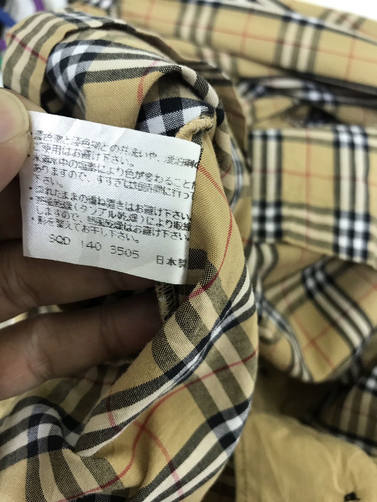 Burberry Vtg Burberrys Nova Check Pyjama Shirt 6🟩4 Size US M / EU 48-50 / 2 - 6 Thumbnail
