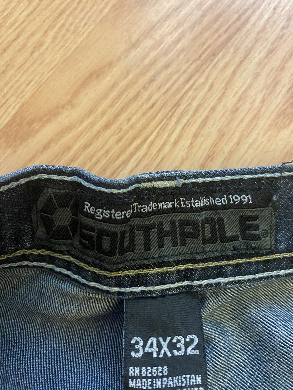 Southpole × Vintage Vintage Southpole Baggy Denim Jeans Skate y2k dark Size US 32 / EU 48 - 5 Thumbnail