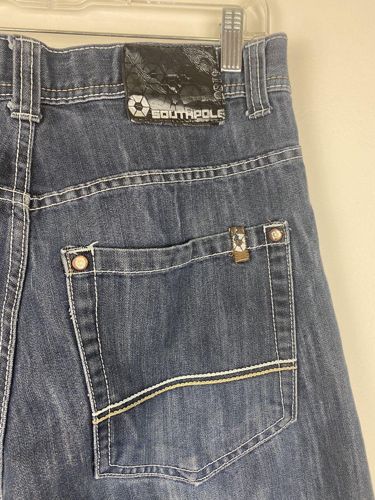 Southpole × Vintage Vintage Southpole Baggy Denim Jeans Skate y2k dark Size US 32 / EU 48 - 2 Thumbnail