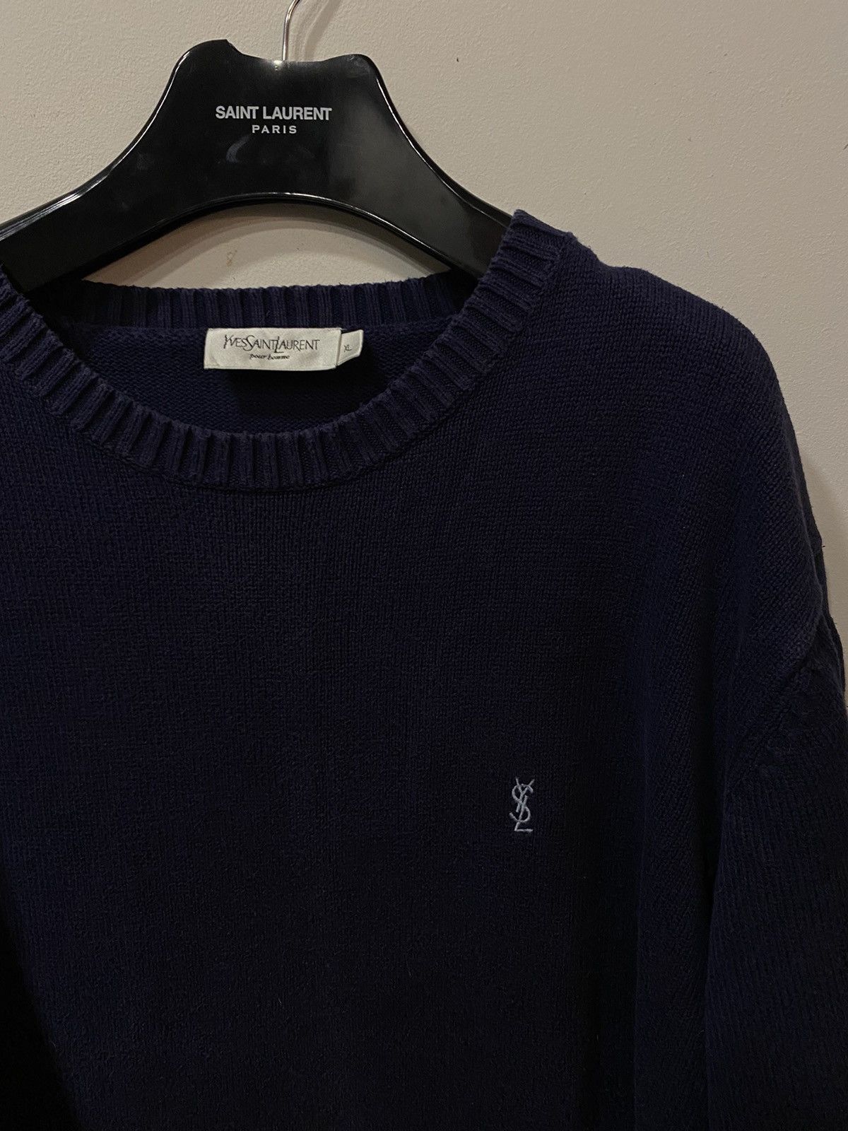 Navy YSL Sweater Knit