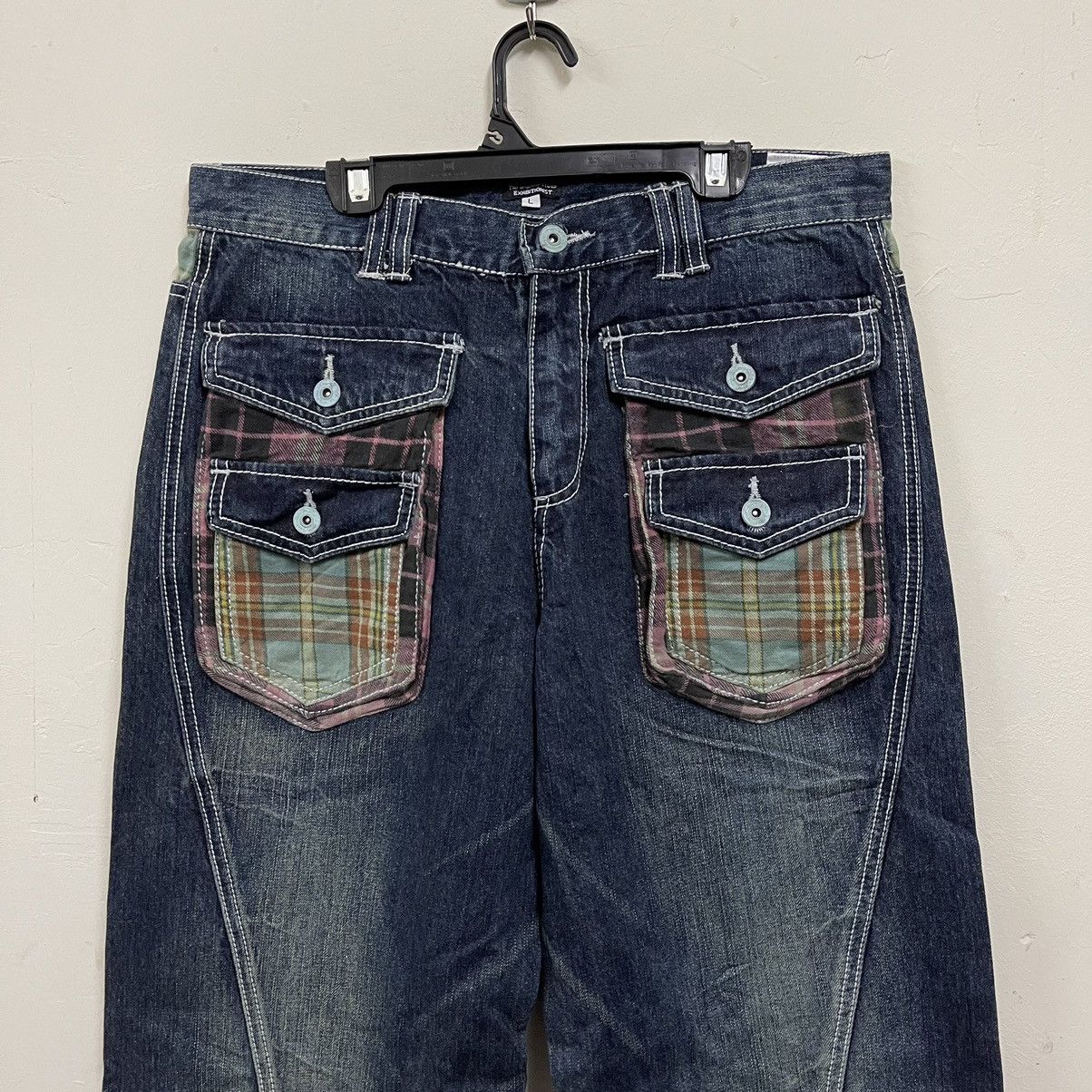 Hysteric Glamour Exhibitionist jeans denim multiple pocket japanese brand Size US 33 - 3 Thumbnail