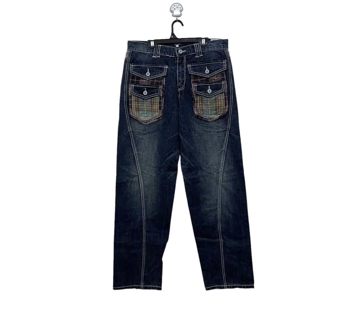 Hysteric Glamour Exhibitionist jeans denim multiple pocket japanese brand Size US 33 - 1 Thumbnail
