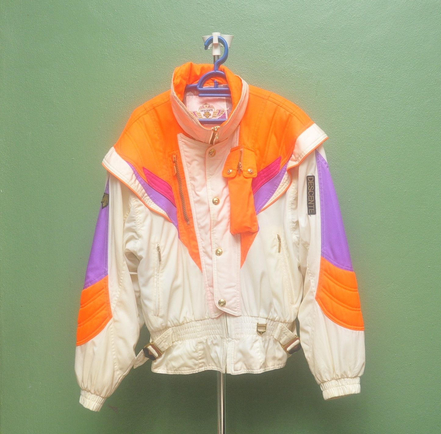 Descente × Japanese Brand × Vintage Vintage Descente Ski Multicolour Jacket Travis Scoot Style Size US L / EU 52-54 / 3 - 1 Thumbnail
