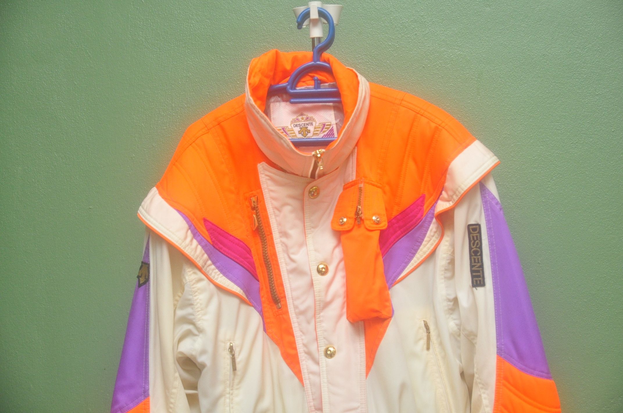 Descente × Japanese Brand × Vintage Vintage Descente Ski Multicolour Jacket Travis Scoot Style Size US L / EU 52-54 / 3 - 3 Thumbnail