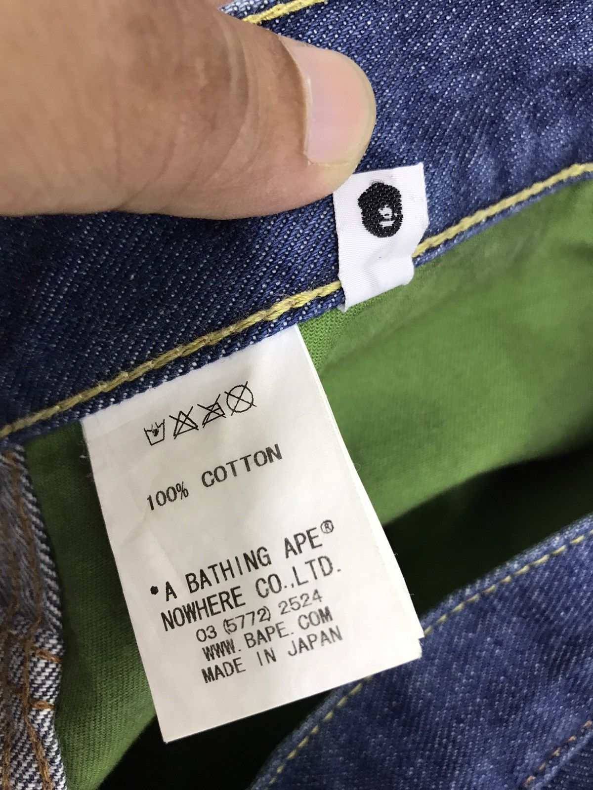 Bape Bape Nigo Chain Embroidery Pant Straight 3🟦4 Size US 31 - 13 Thumbnail