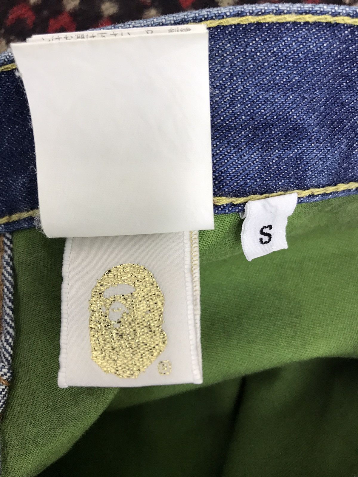 Bape Bape Nigo Chain Embroidery Pant Straight 3🟦4 Size US 31 - 12 Thumbnail
