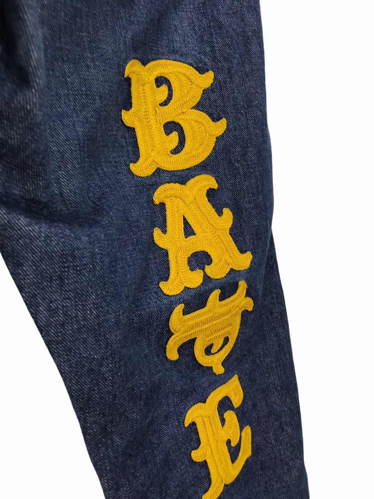 Bape Bape Nigo Chain Embroidery Pant Straight 3🟦4 Size US 31 - 4 Thumbnail
