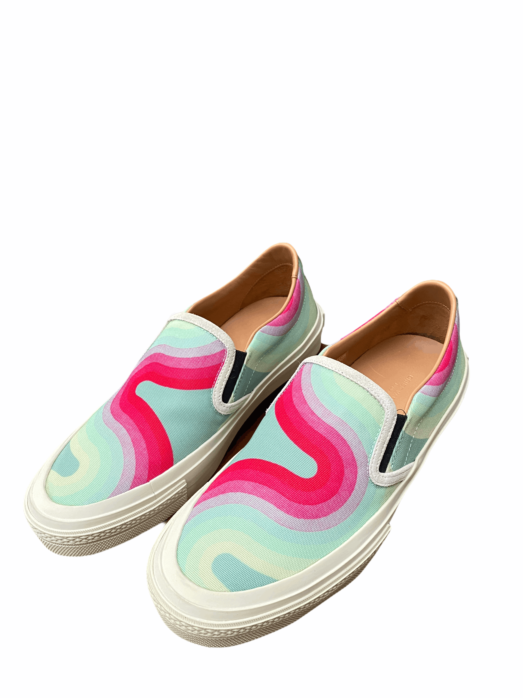 Dries Van Noten Dries Van Noten X Verner Panton - Aqua Blue Sneakers Size US 6.5 / EU 39-40 - 3 Thumbnail