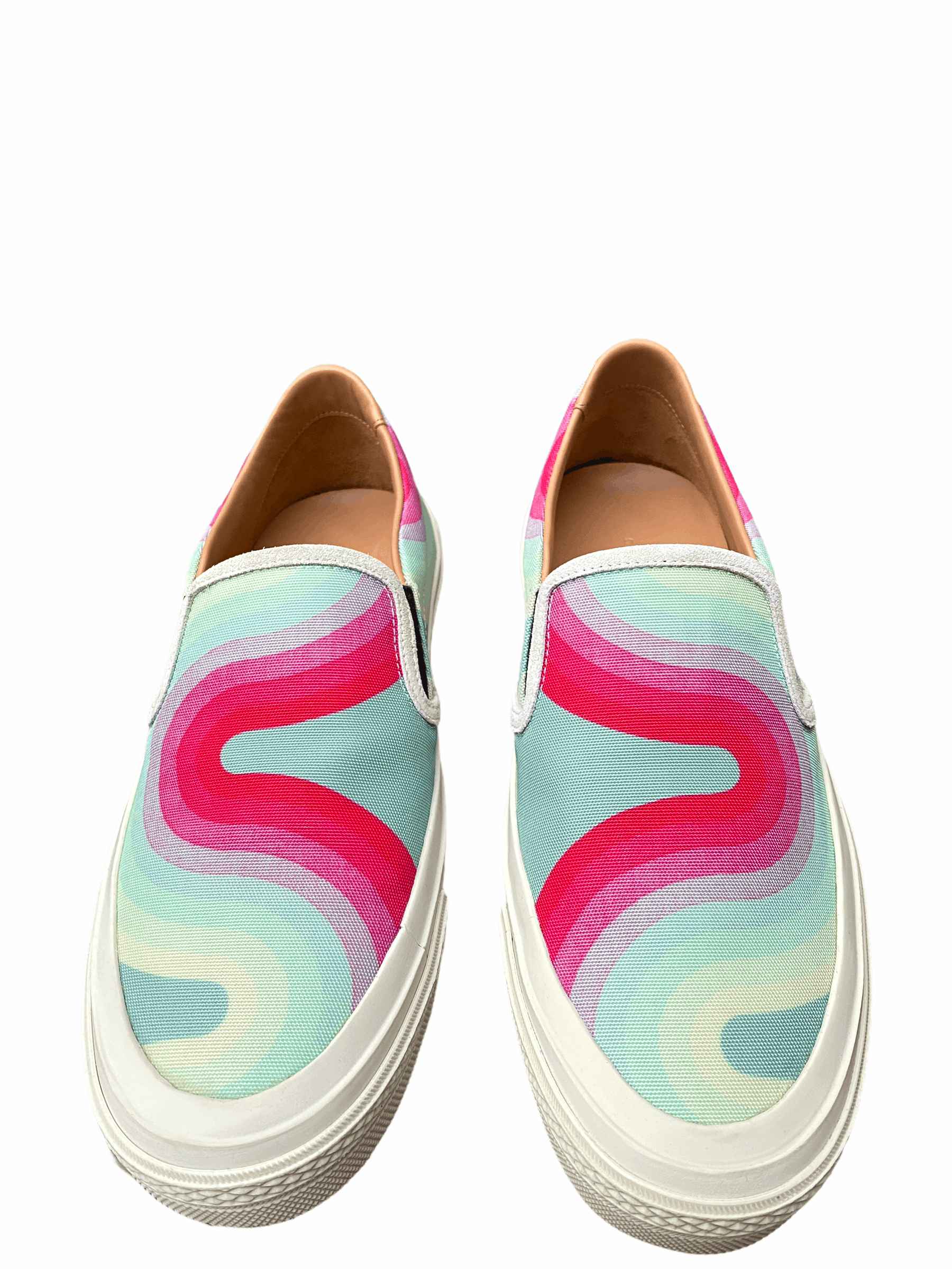 Dries Van Noten Dries Van Noten X Verner Panton - Aqua Blue Sneakers Size US 6.5 / EU 39-40 - 2 Thumbnail