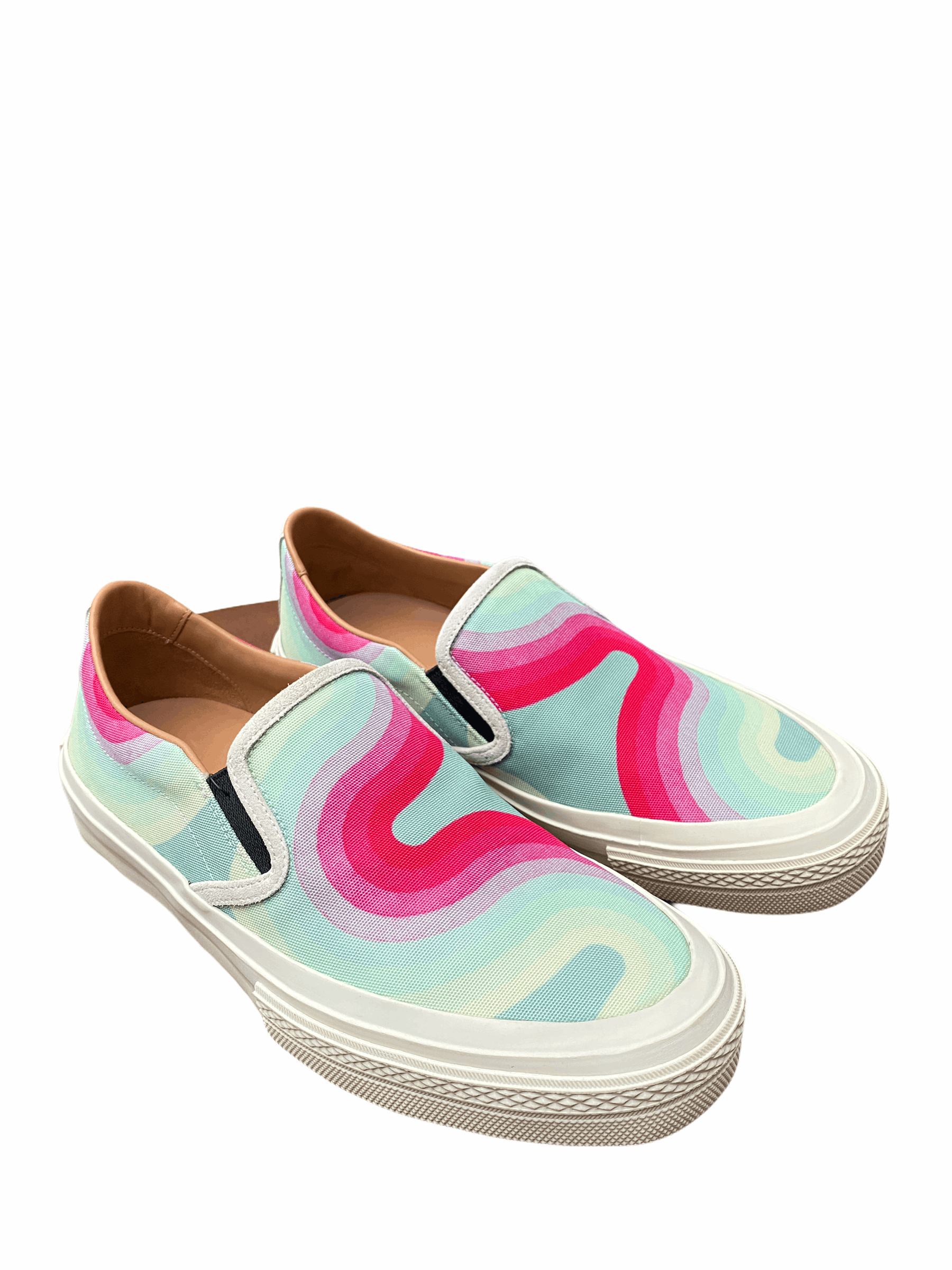 image of Dries Van Noten X Verner Panton - Aqua Blue Sneakers, Men's (Size 6.5)