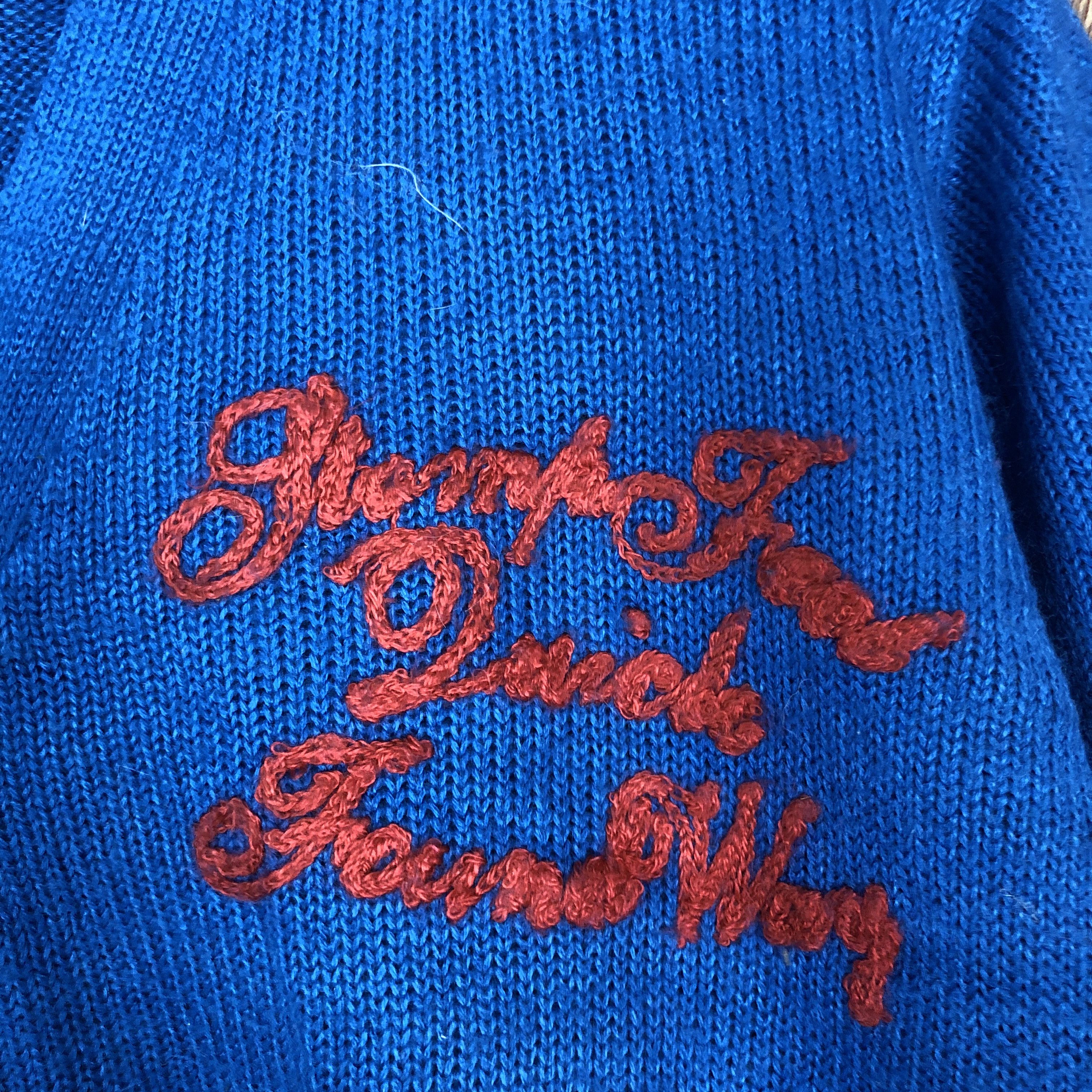 Japanese Brand Browny Blue japan knitwear Cardigan #6133 Size US M / EU 48-50 / 2 - 7 Thumbnail