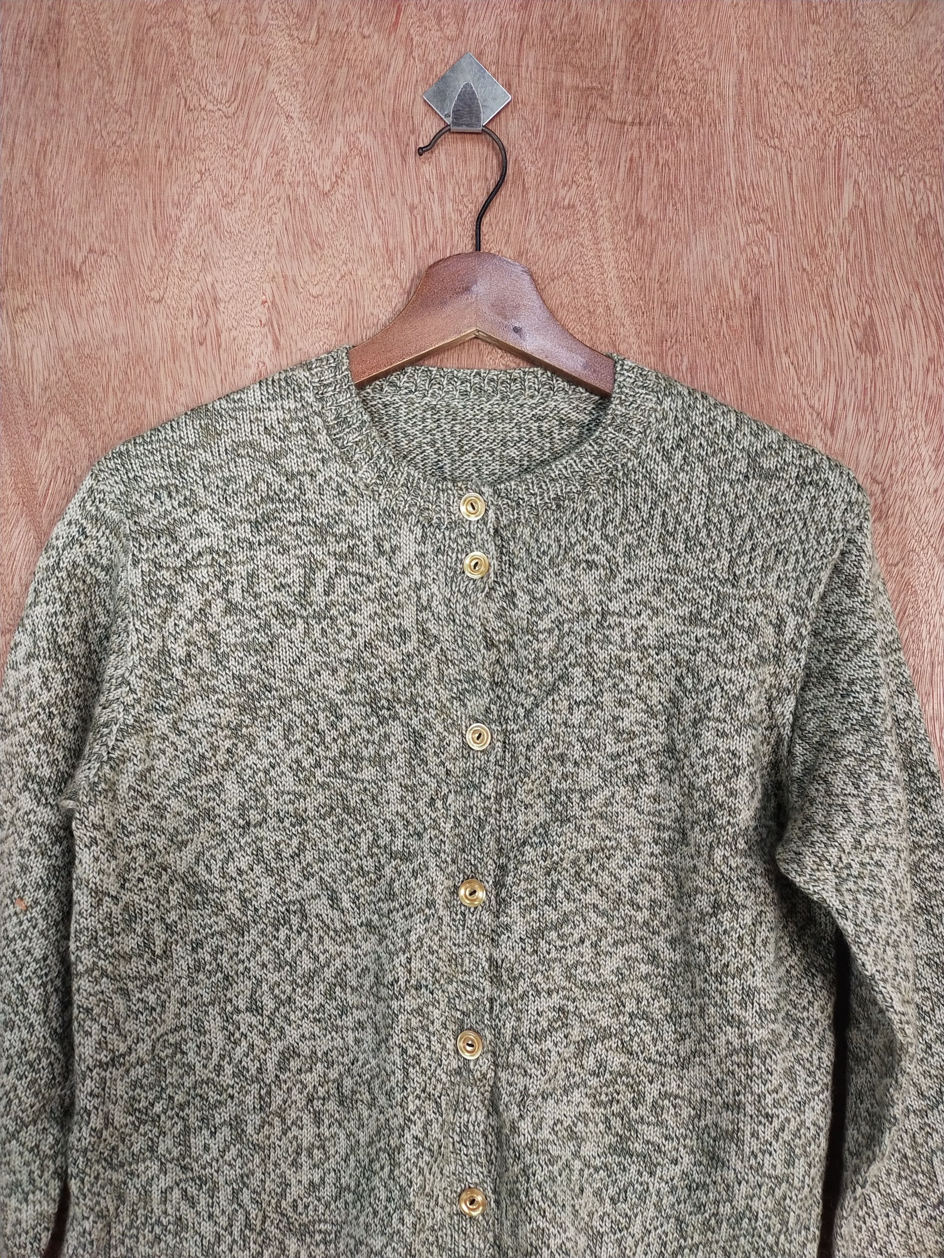 Homespun Knitwear × Japanese Brand Japan vintage knitwear Brown cardigan #S166 Size XS / US 0-2 / IT 36-38 - 2 Thumbnail