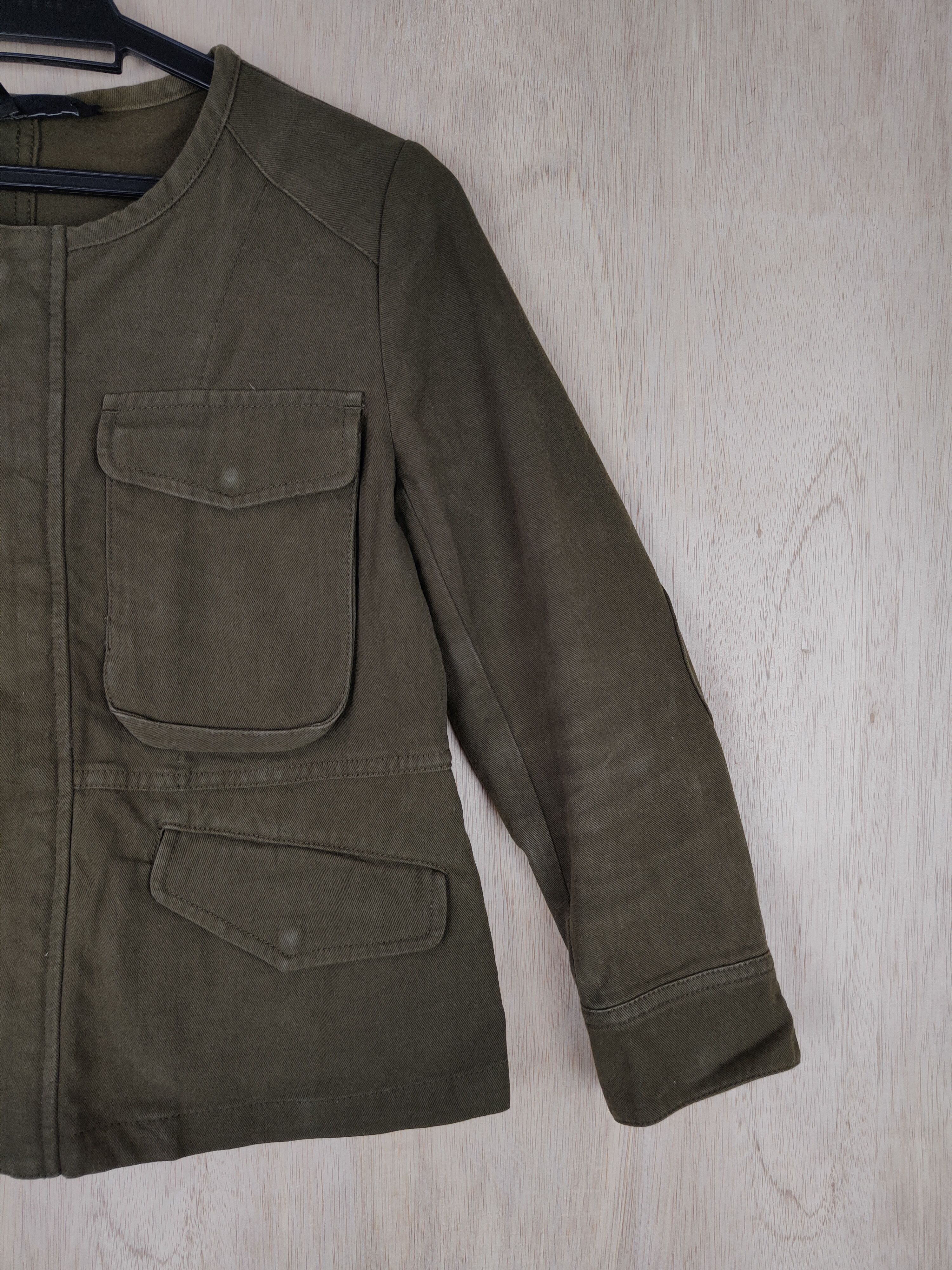 Japanese Brand × SHIPS Ships Green cardigan multipocket Sweater #4264 Size XS / US 0-2 / IT 36-38 - 6 Thumbnail
