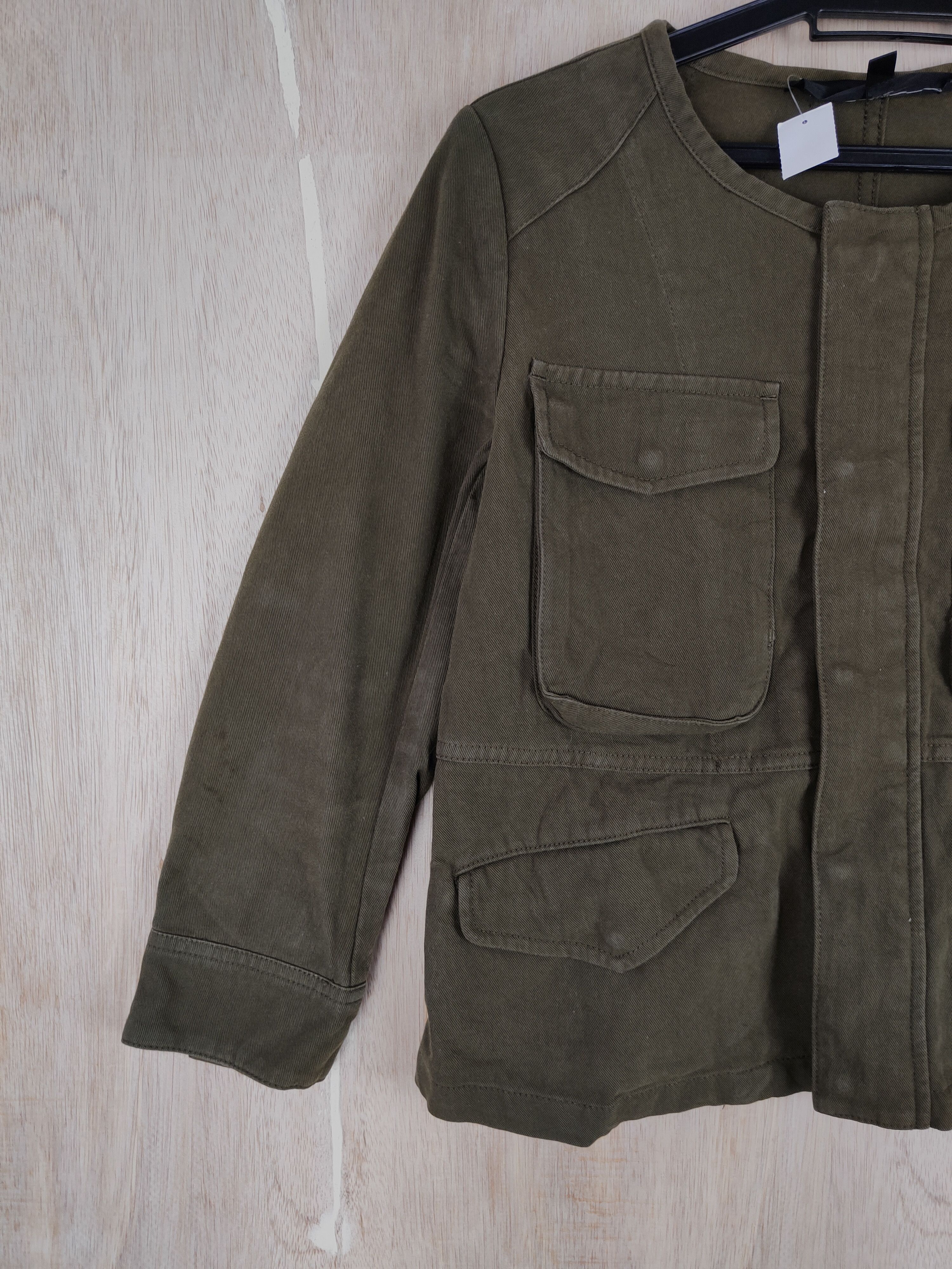 Japanese Brand × SHIPS Ships Green cardigan multipocket Sweater #4264 Size XS / US 0-2 / IT 36-38 - 5 Thumbnail