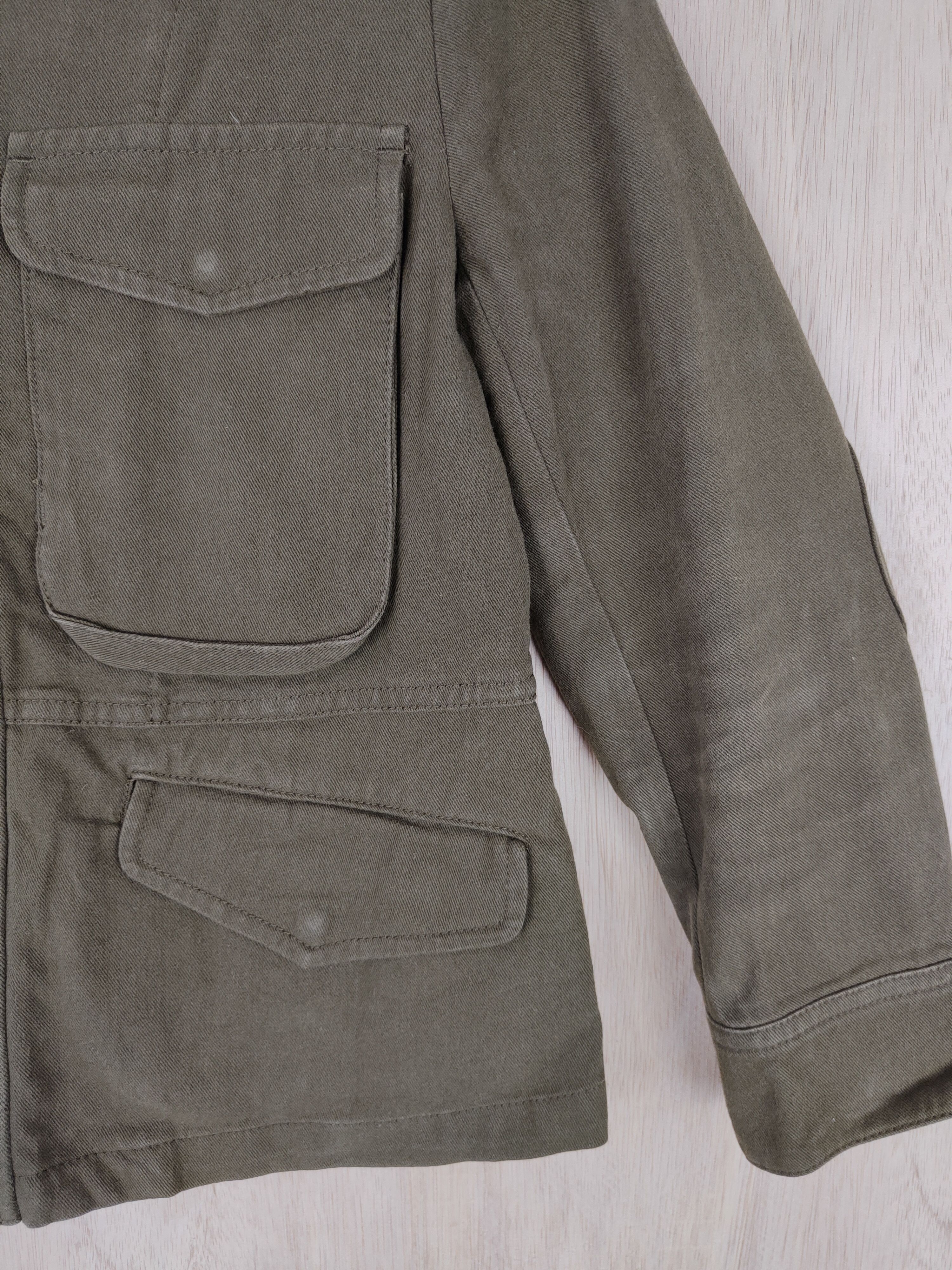 Japanese Brand × SHIPS Ships Green cardigan multipocket Sweater #4264 Size XS / US 0-2 / IT 36-38 - 3 Thumbnail