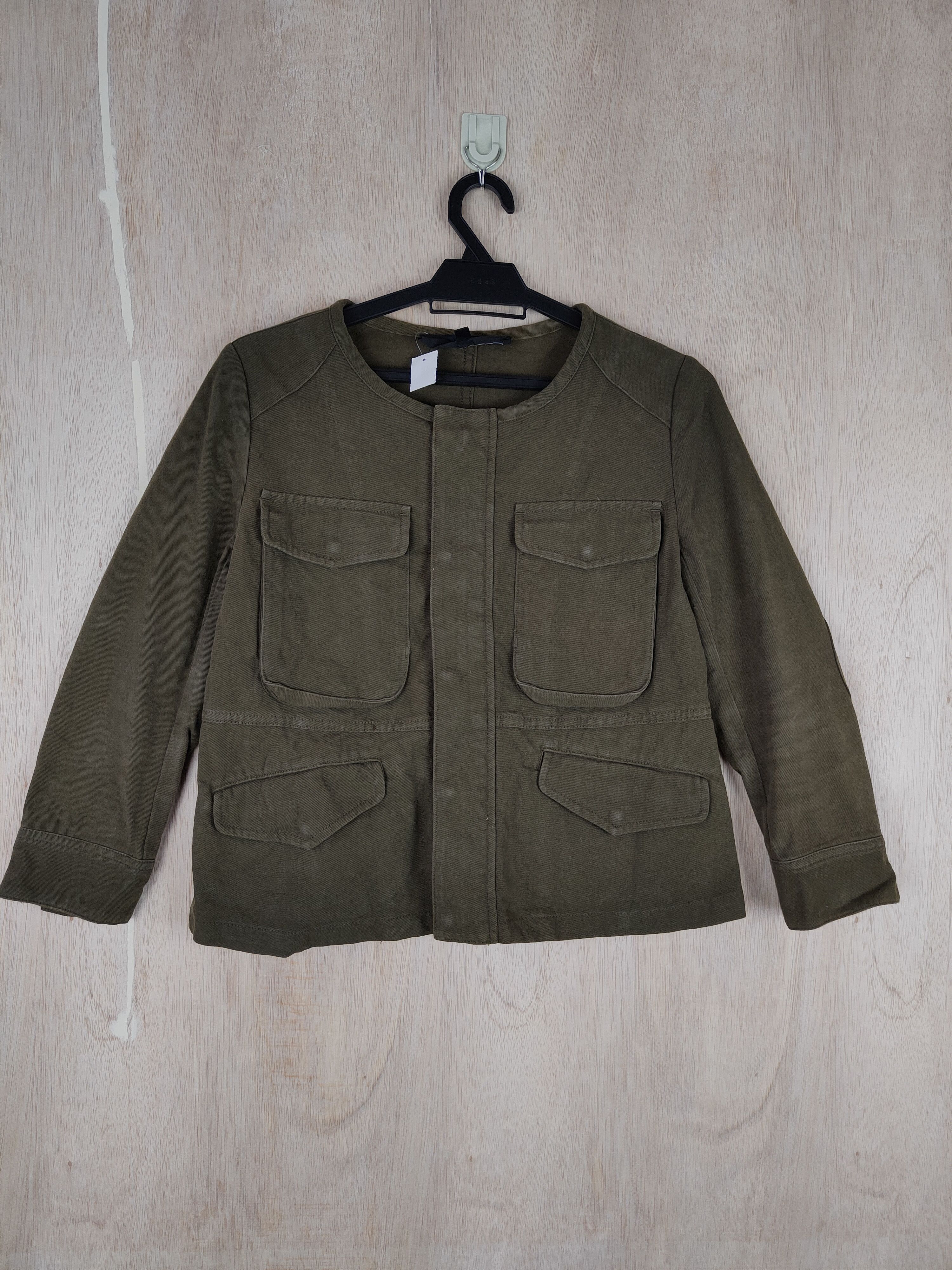 Japanese Brand × SHIPS Ships Green cardigan multipocket Sweater #4264 Size XS / US 0-2 / IT 36-38 - 1 Thumbnail