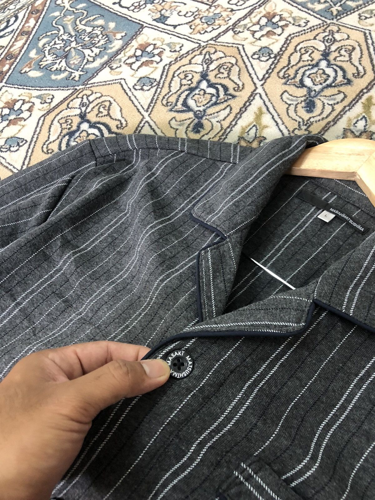 Masaki Matsushima Vintage Masaki Matsushima Button Up Shirt Size US L / EU 52-54 / 3 - 11 Thumbnail