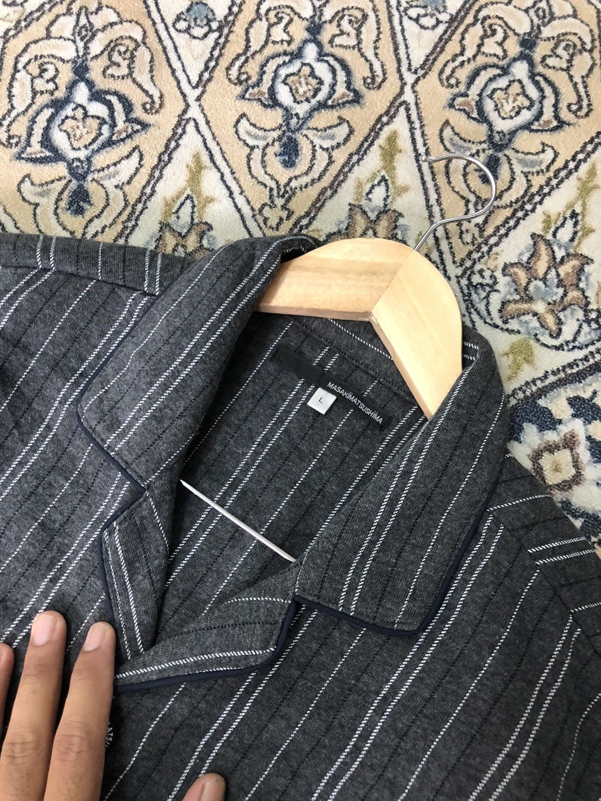 Masaki Matsushima Vintage Masaki Matsushima Button Up Shirt Size US L / EU 52-54 / 3 - 6 Thumbnail