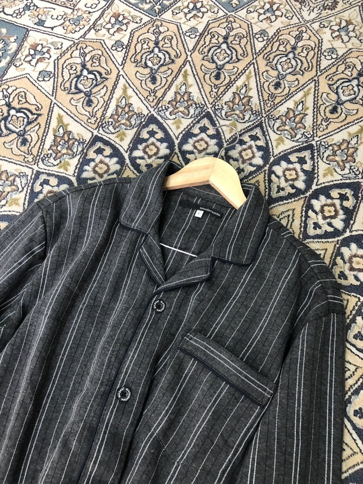 Masaki Matsushima Vintage Masaki Matsushima Button Up Shirt Size US L / EU 52-54 / 3 - 14 Thumbnail