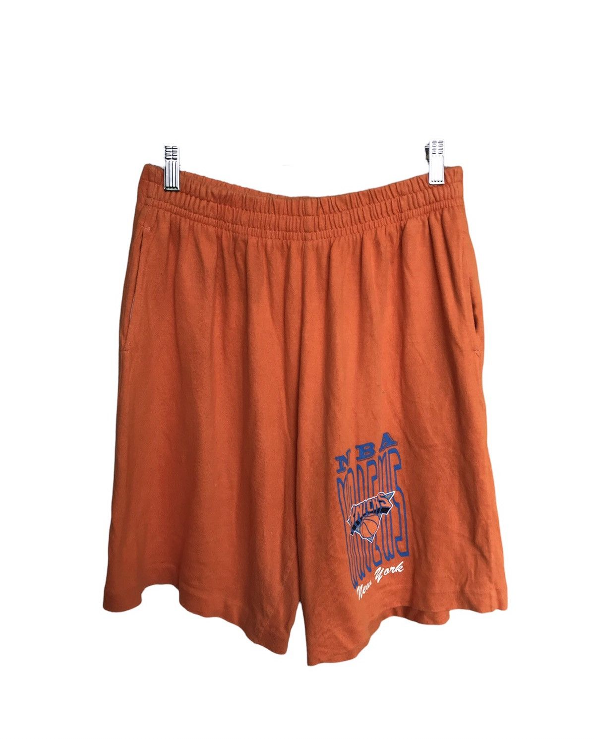 image of Nba Knicks New York Short Pants in Orange, Men's (Size 36)