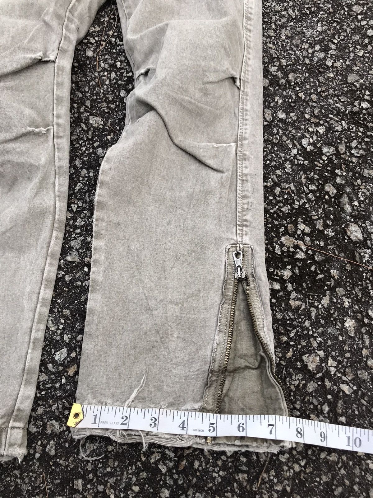 (+)PEOPLE Vintage Italian Designers (+) People Distressed Cargo Pants Size US 31 - 20 Thumbnail