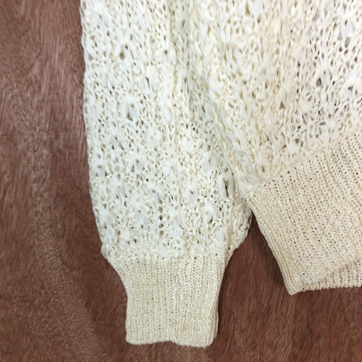 Vintage Karinca Mesh Net Knit Sweater #3274 Size M / US 6-8 / IT 42-44 - 6 Thumbnail