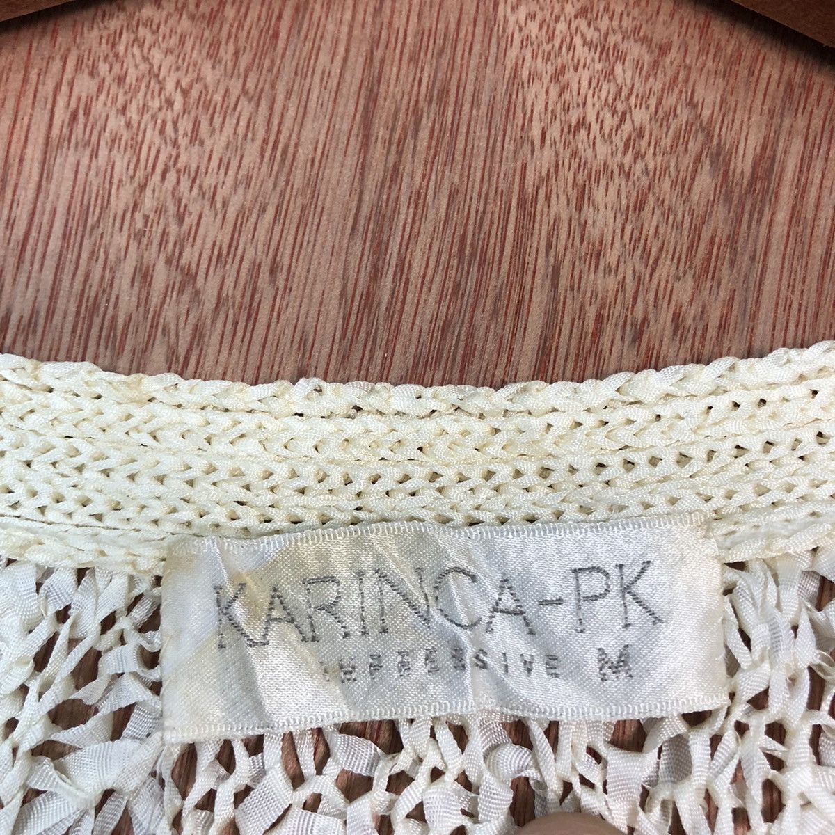 Vintage Karinca Mesh Net Knit Sweater #3274 Size M / US 6-8 / IT 42-44 - 10 Thumbnail