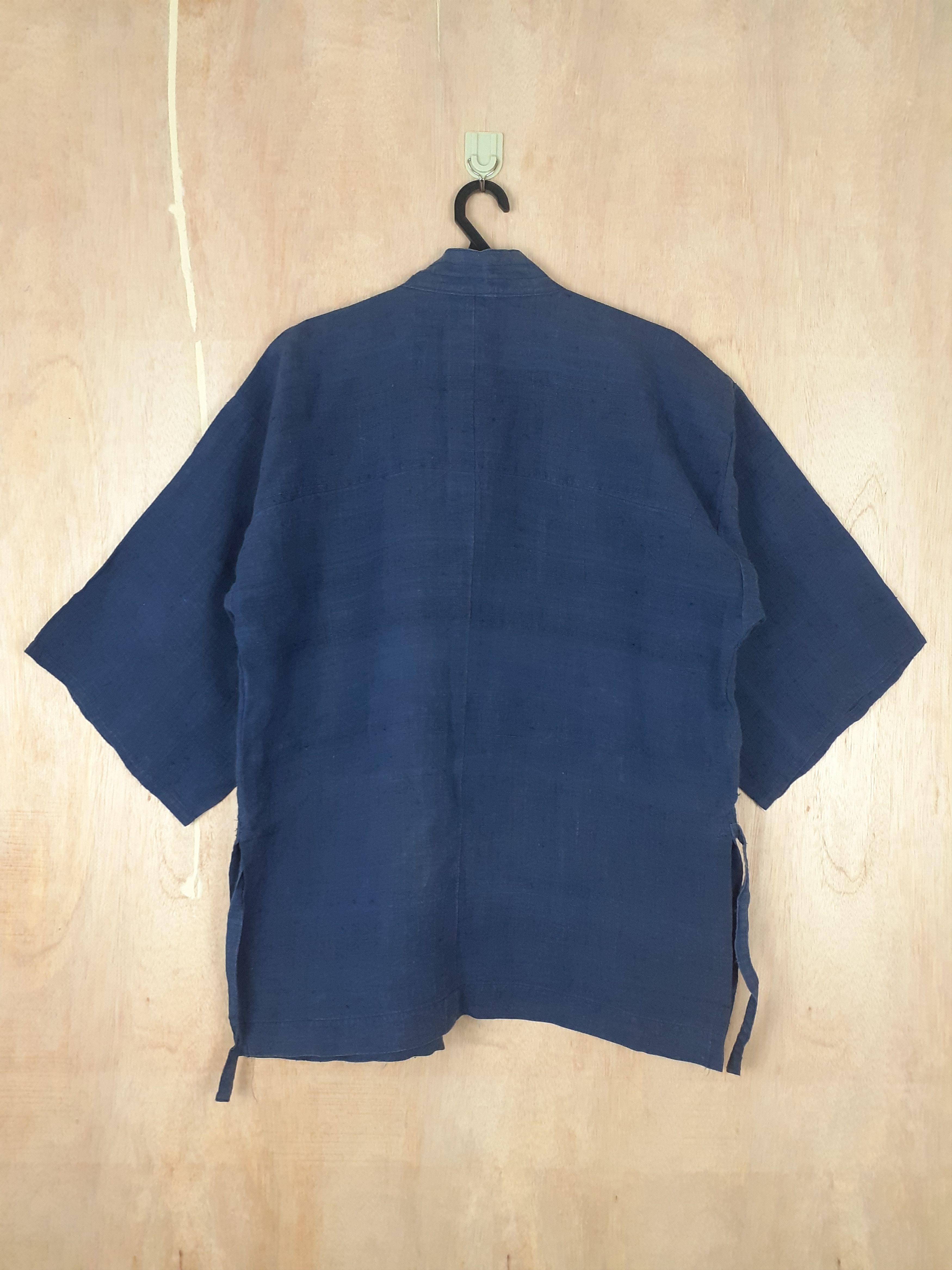 Japanese Brand Japan vintage traditional indigo kimono cardigan #3643 Size US L / EU 52-54 / 3 - 7 Thumbnail