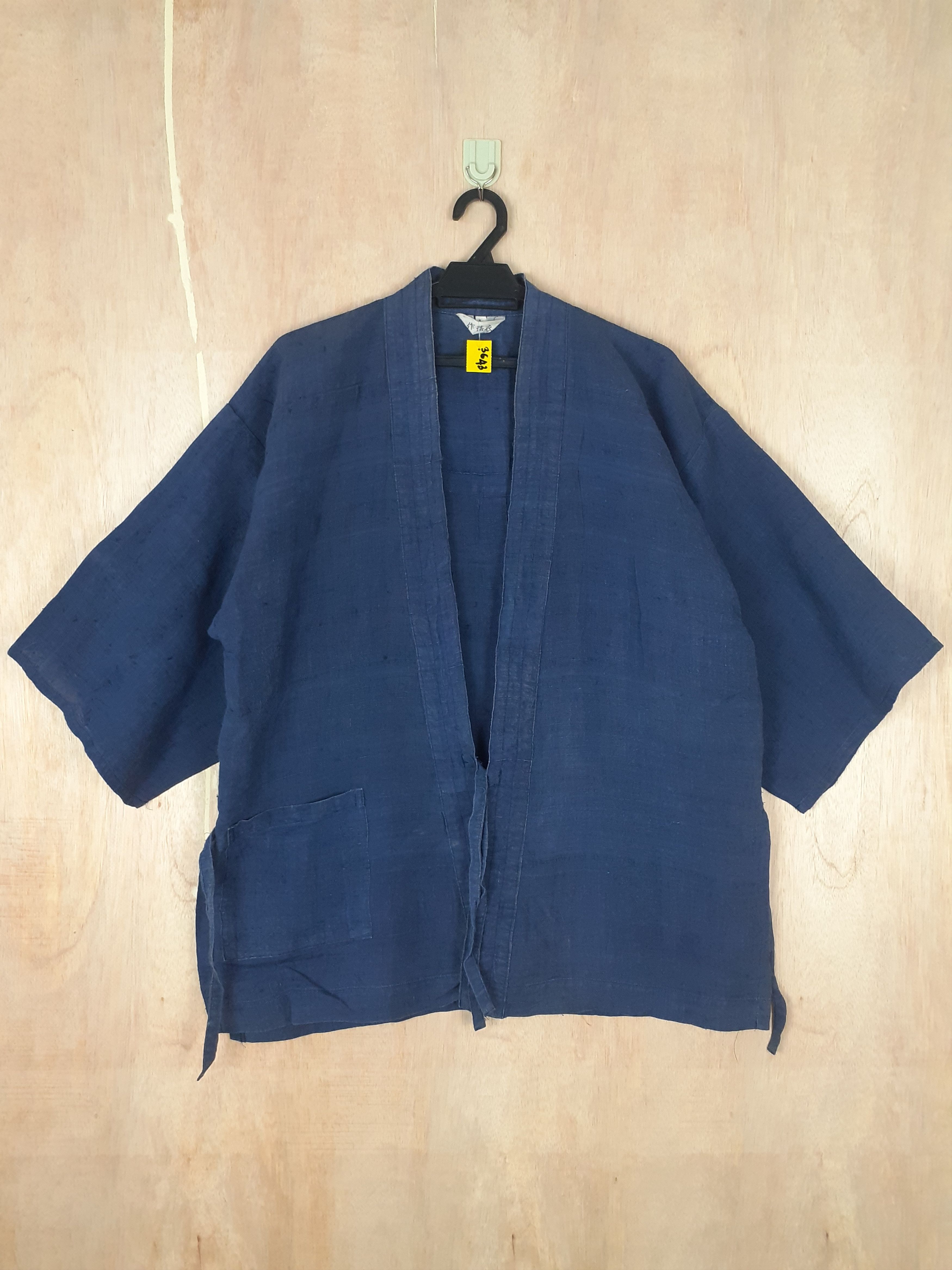 Japanese Brand Japan vintage traditional indigo kimono cardigan #3643 Size US L / EU 52-54 / 3 - 1 Thumbnail