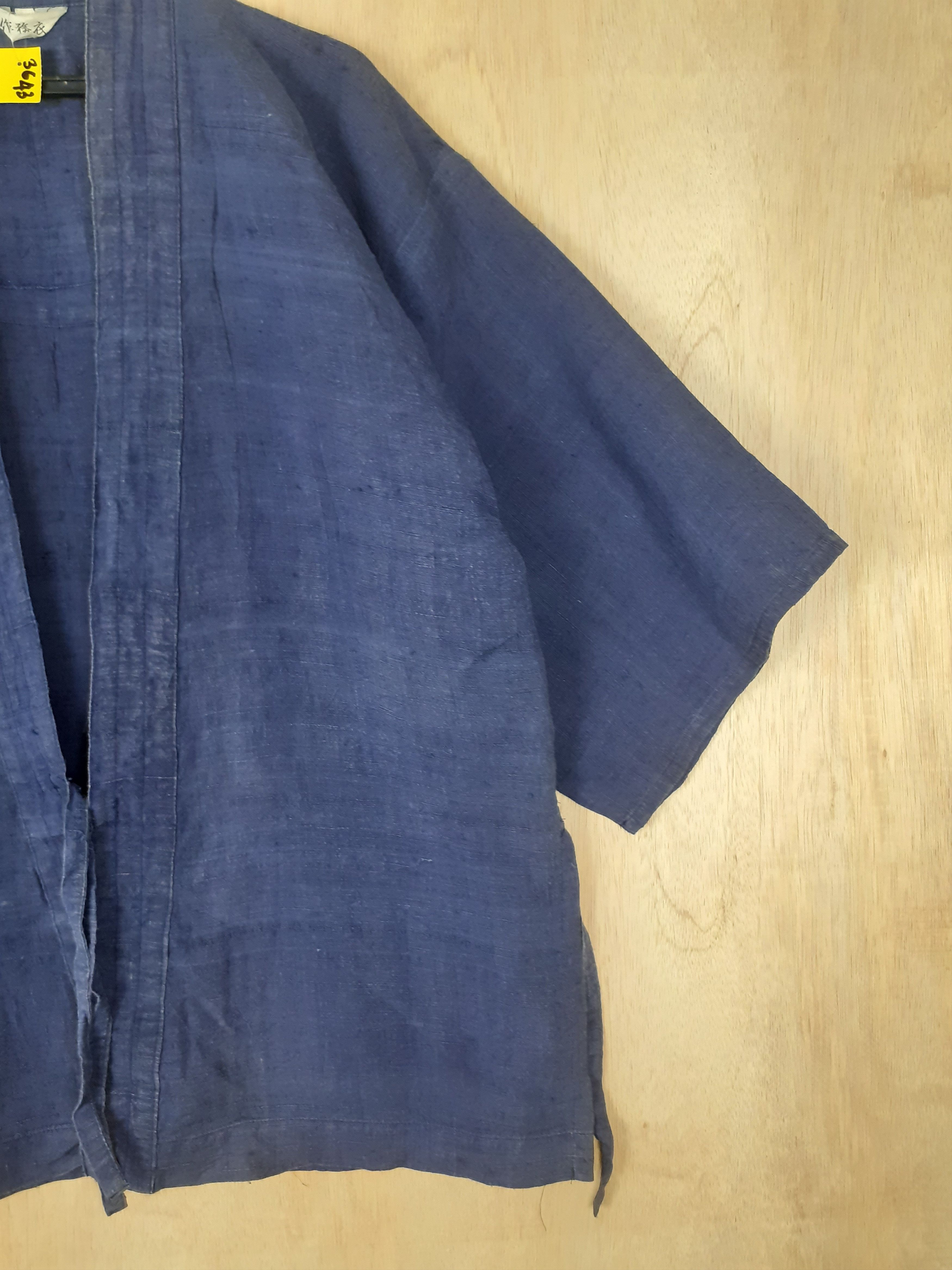 Japanese Brand Japan vintage traditional indigo kimono cardigan #3643 Size US L / EU 52-54 / 3 - 5 Thumbnail