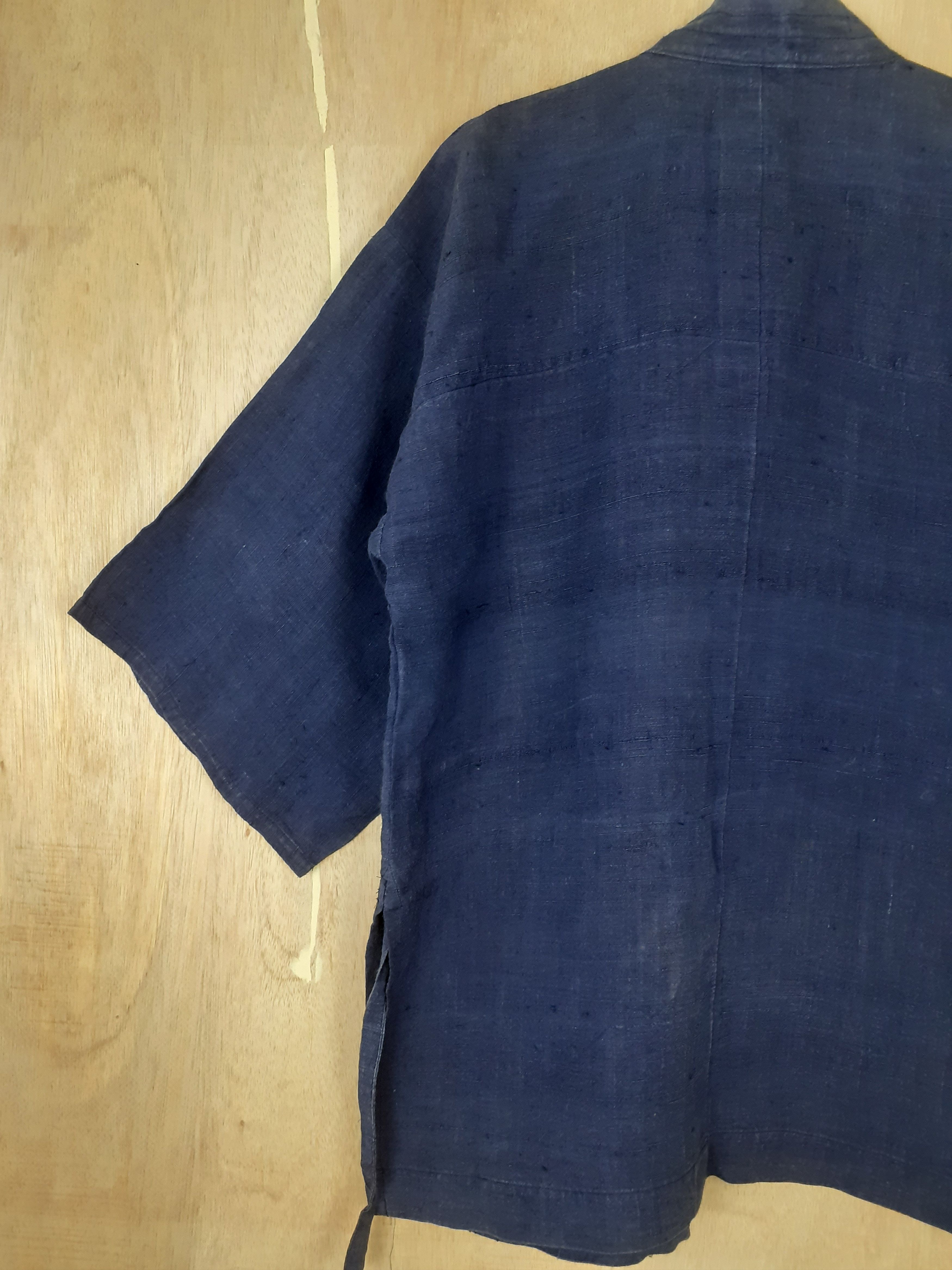 Japanese Brand Japan vintage traditional indigo kimono cardigan #3643 Size US L / EU 52-54 / 3 - 8 Thumbnail