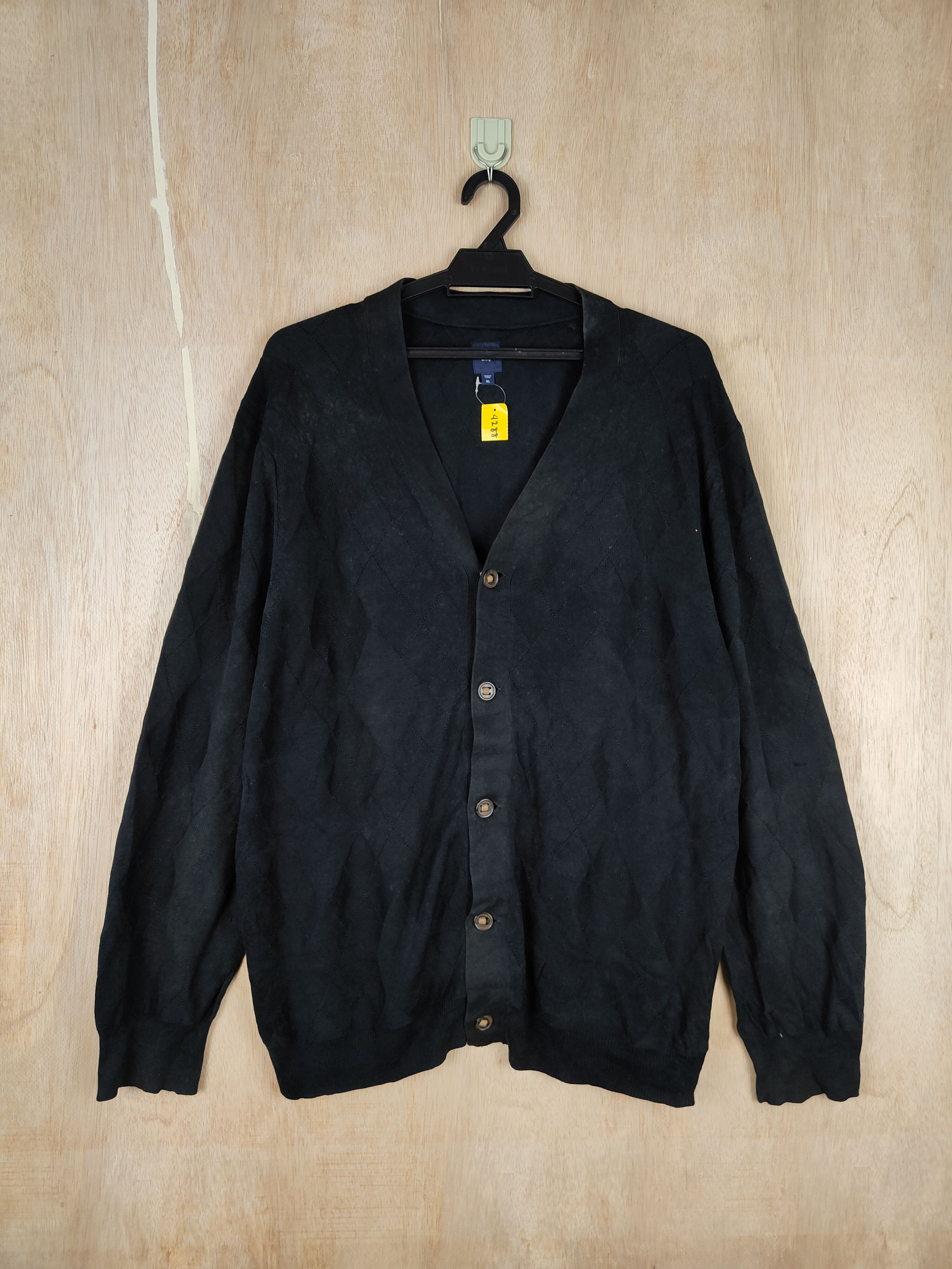 Gap GAP Black faded cardigan Knitwear #4288 Size US XL / EU 56 / 4 - 1 Thumbnail