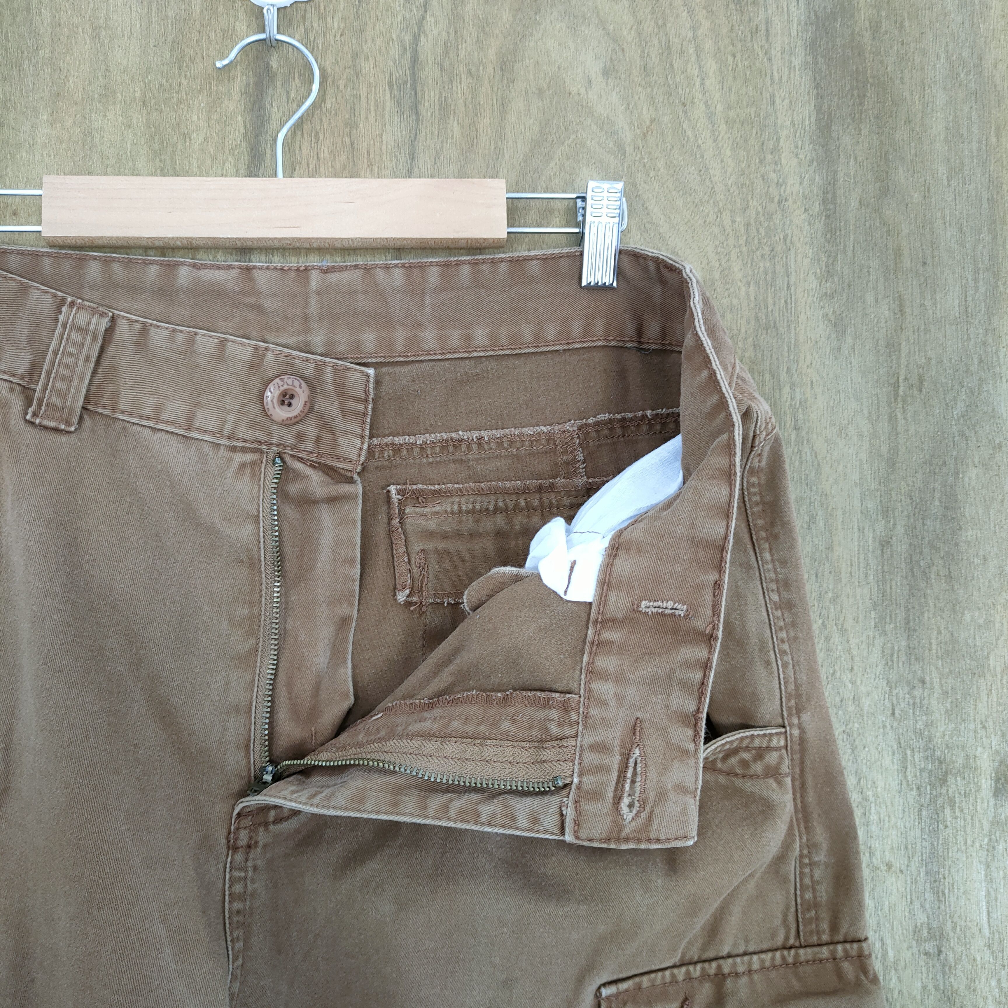 Japanese Brand JAPANESE BRAND FADED BROWN CARGO PANTS Size US 34 / EU 50 - 9 Thumbnail