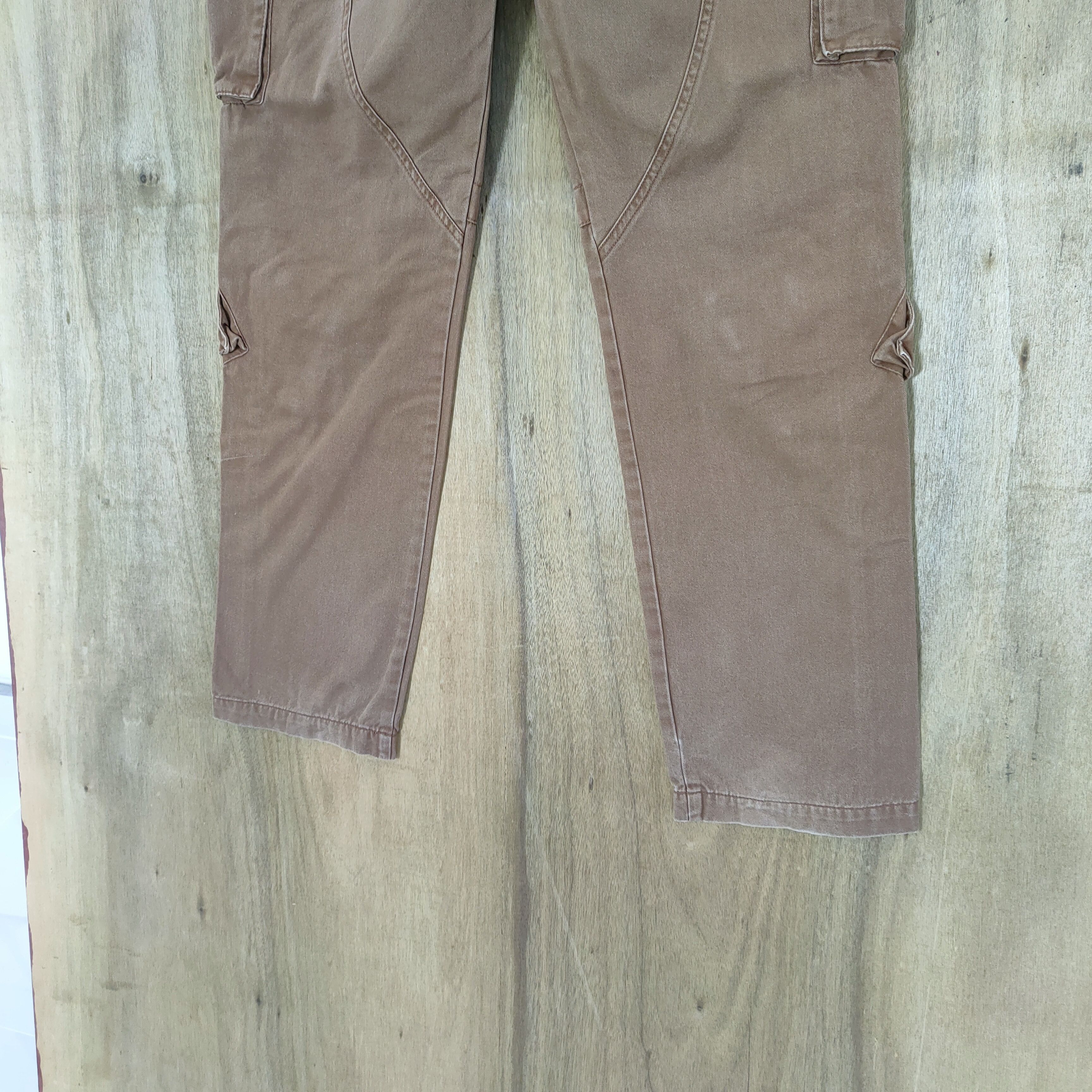 Japanese Brand JAPANESE BRAND FADED BROWN CARGO PANTS Size US 34 / EU 50 - 8 Thumbnail