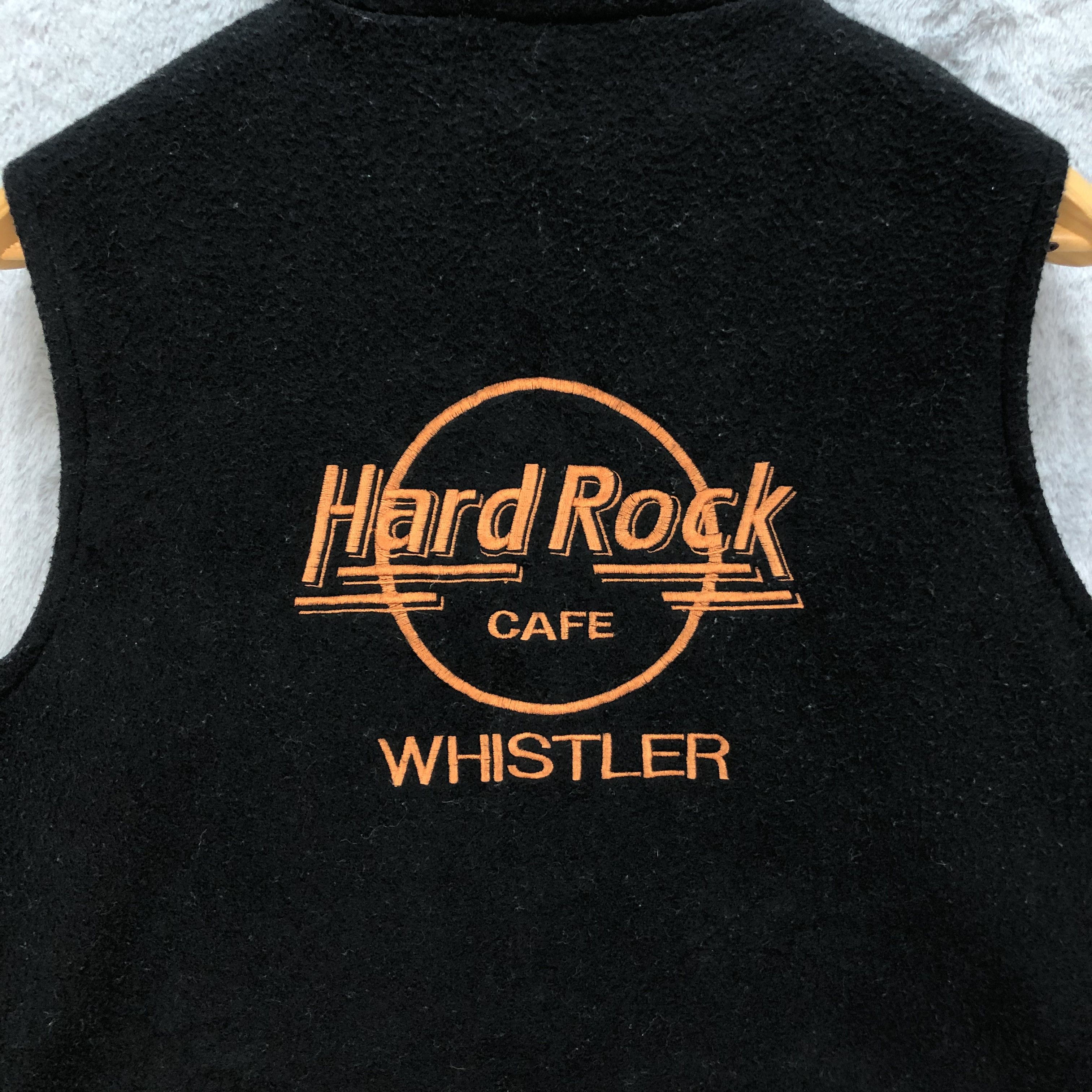 Hard Rock Cafe Vintage Hard Rock Cafe Canada Embroidery Fleece Vest 6169-51 Size US M / EU 48-50 / 2 - 2 Thumbnail