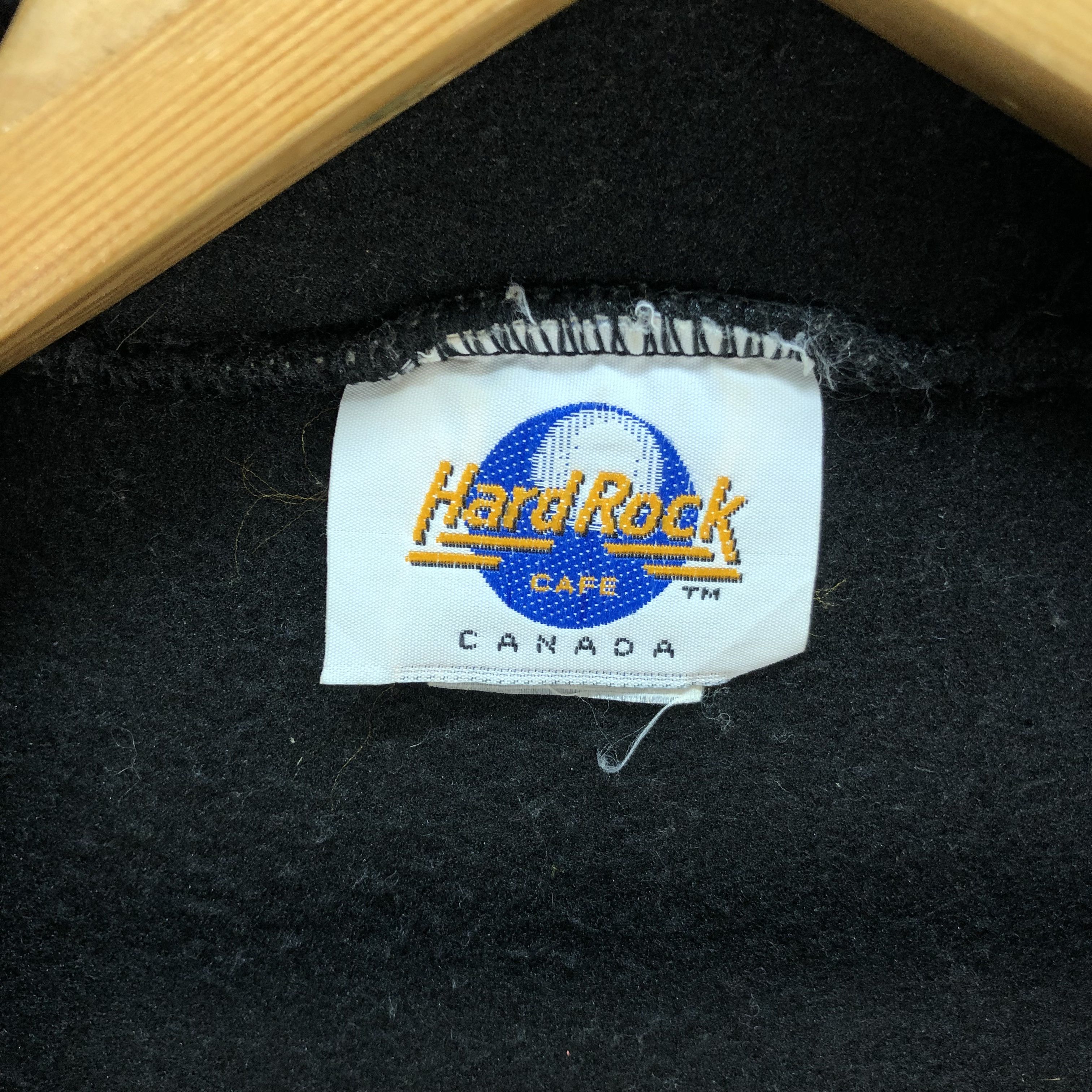 Hard Rock Cafe Vintage Hard Rock Cafe Canada Embroidery Fleece Vest 6169-51 Size US M / EU 48-50 / 2 - 7 Thumbnail