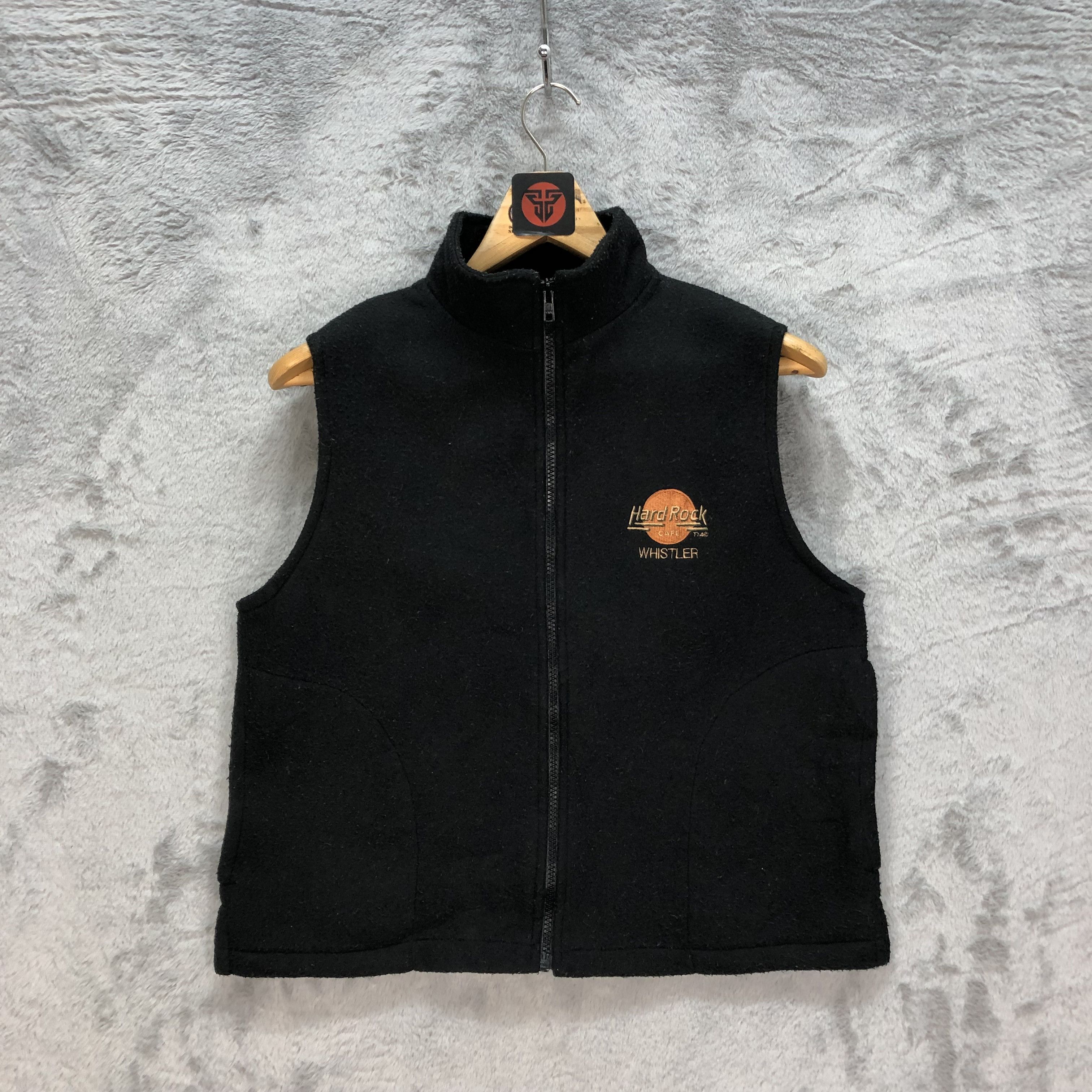 Hard Rock Cafe Vintage Hard Rock Cafe Canada Embroidery Fleece Vest 6169-51 Size US M / EU 48-50 / 2 - 3 Thumbnail