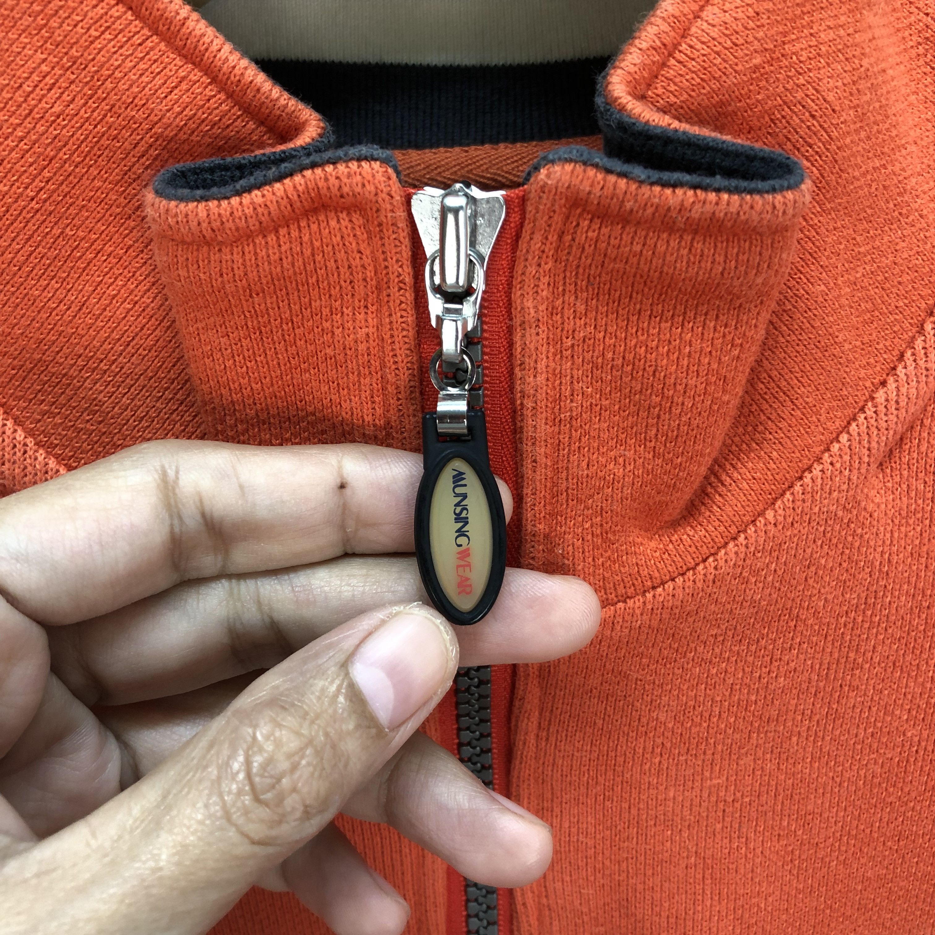 Grand Slam Munsingwear Half Zip Turtle Neck Orange Sweatshirts #6177-52 Size US M / EU 48-50 / 2 - 9 Thumbnail