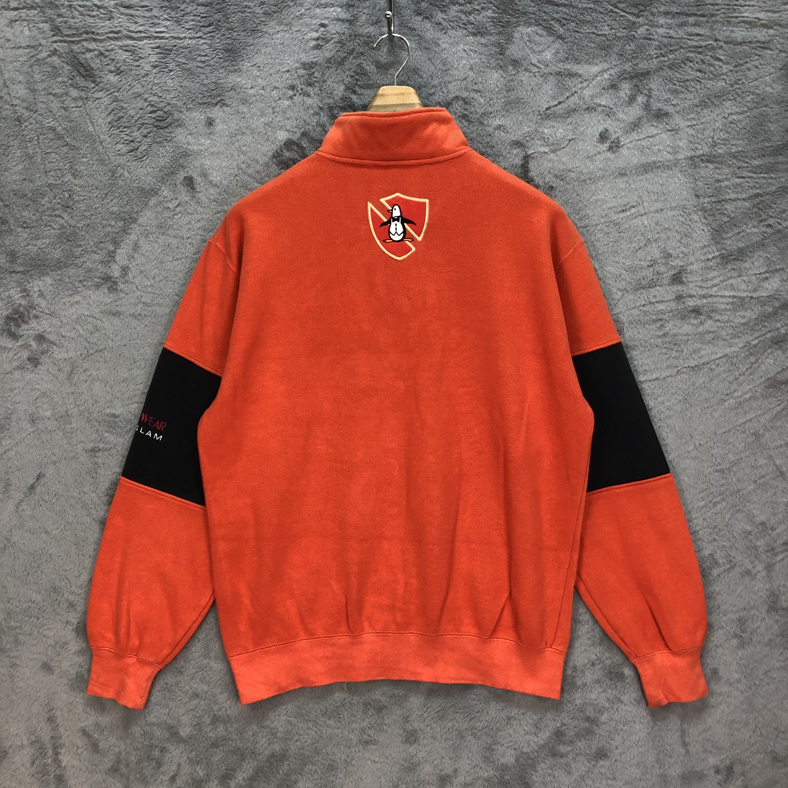 Grand Slam Munsingwear Half Zip Turtle Neck Orange Sweatshirts #6177-52 Size US M / EU 48-50 / 2 - 13 Thumbnail