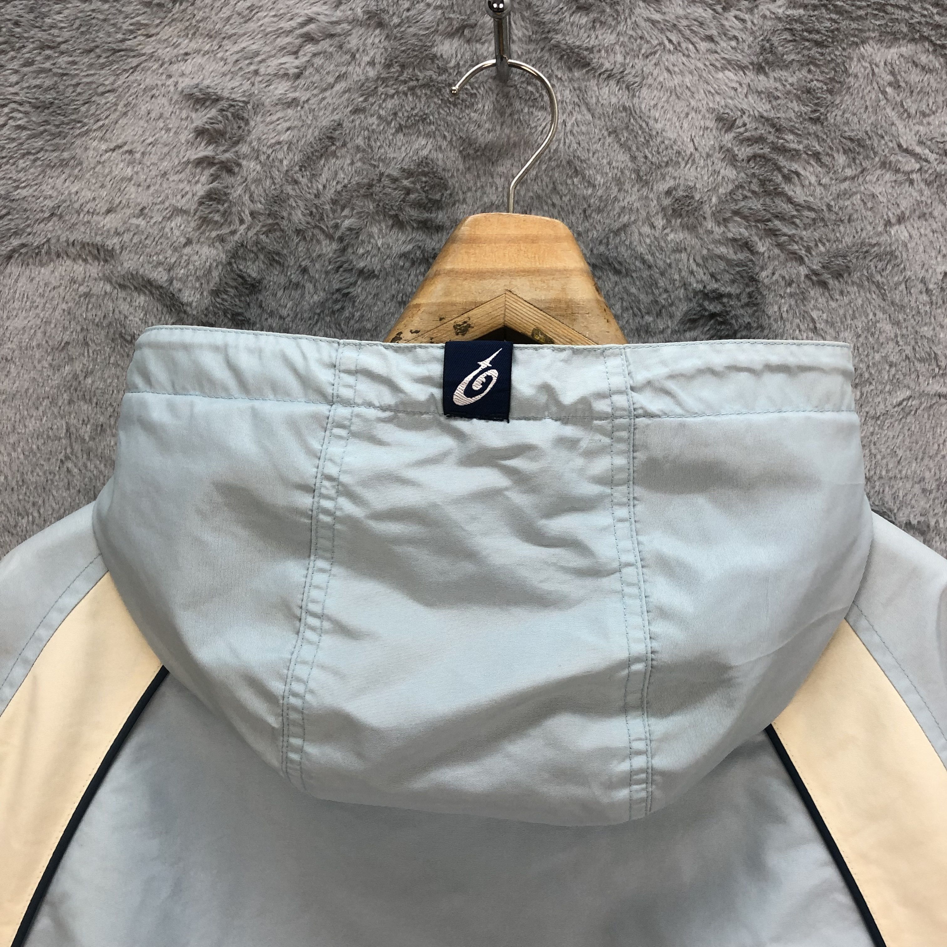 Japanese Brand 90's Piko Hawaiian Longboard Wear Baby Blue Parka #6184-52 Size US M / EU 48-50 / 2 - 18 Thumbnail