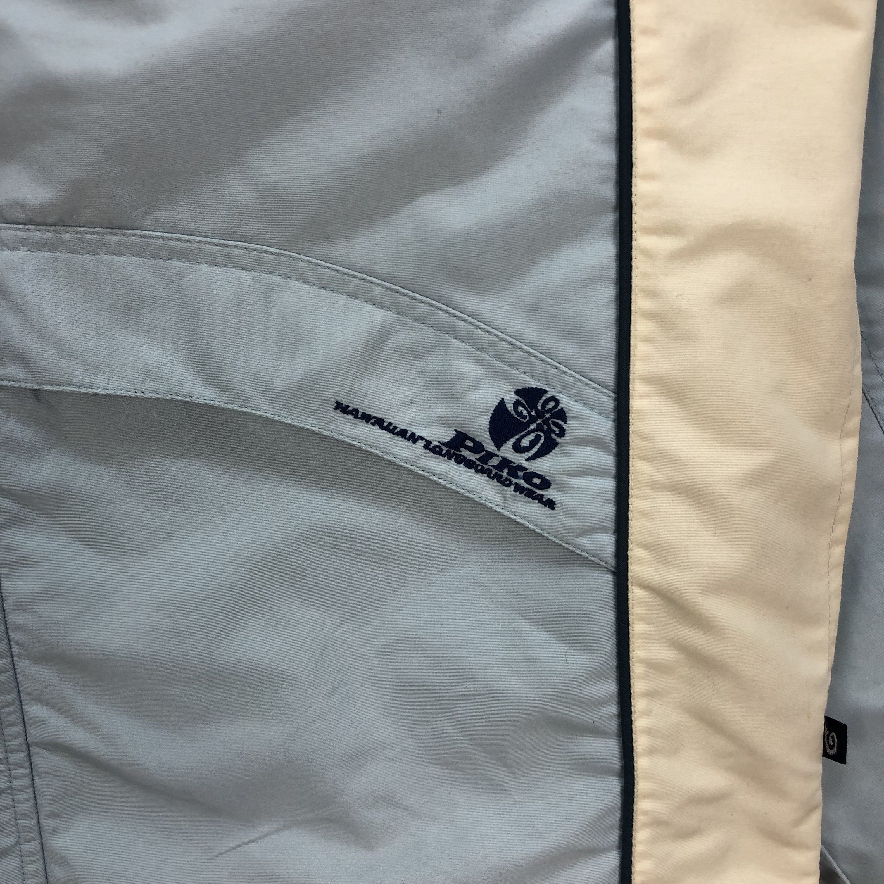 Japanese Brand 90's Piko Hawaiian Longboard Wear Baby Blue Parka #6184-52 Size US M / EU 48-50 / 2 - 4 Thumbnail
